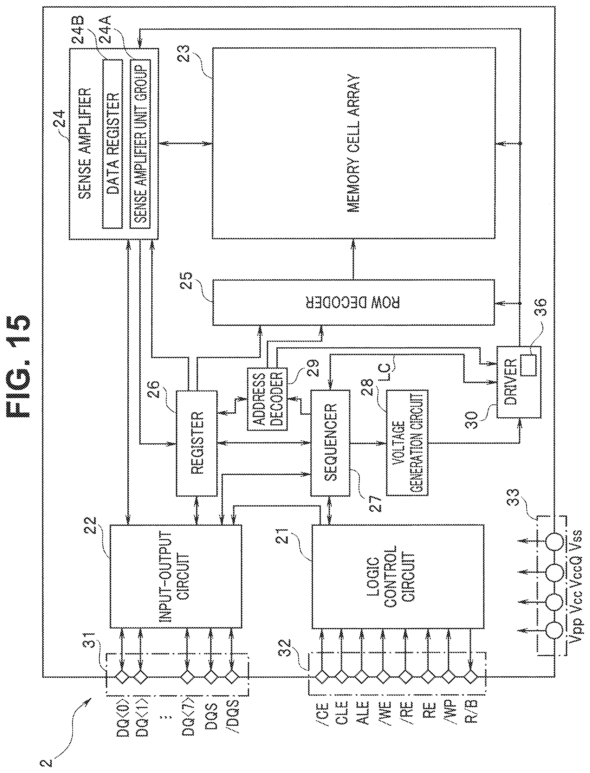 Patent US12327596 Figure 13 – Semiconductor storage device