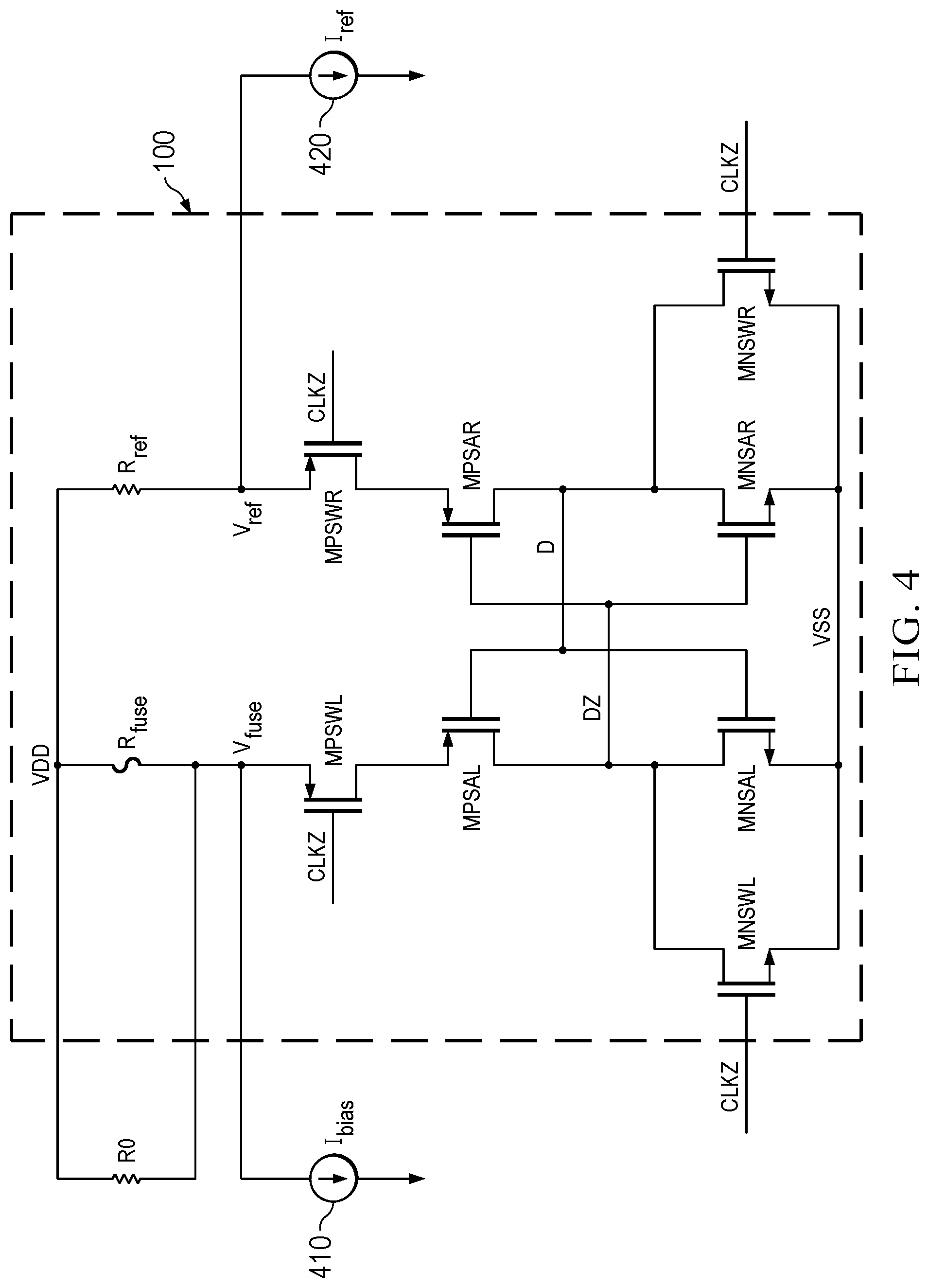Patent US12327598 Figure 4 – Ultra-low power, high speed poly fuse eprom