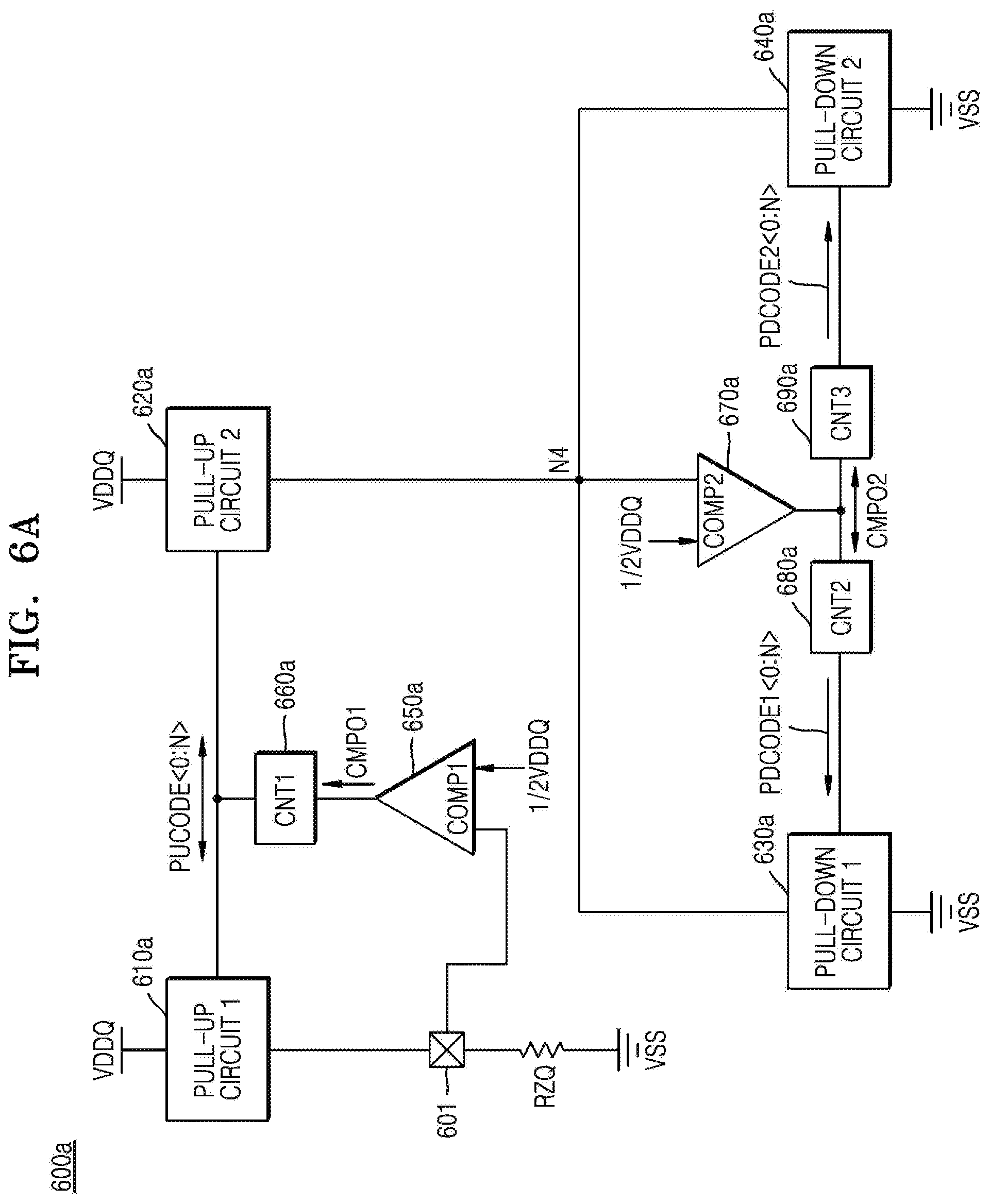 Patent US12327603 Figure 7 – ZQ calibration circuit, operation method of the ZQ calibration circuit, and semiconductor memory device