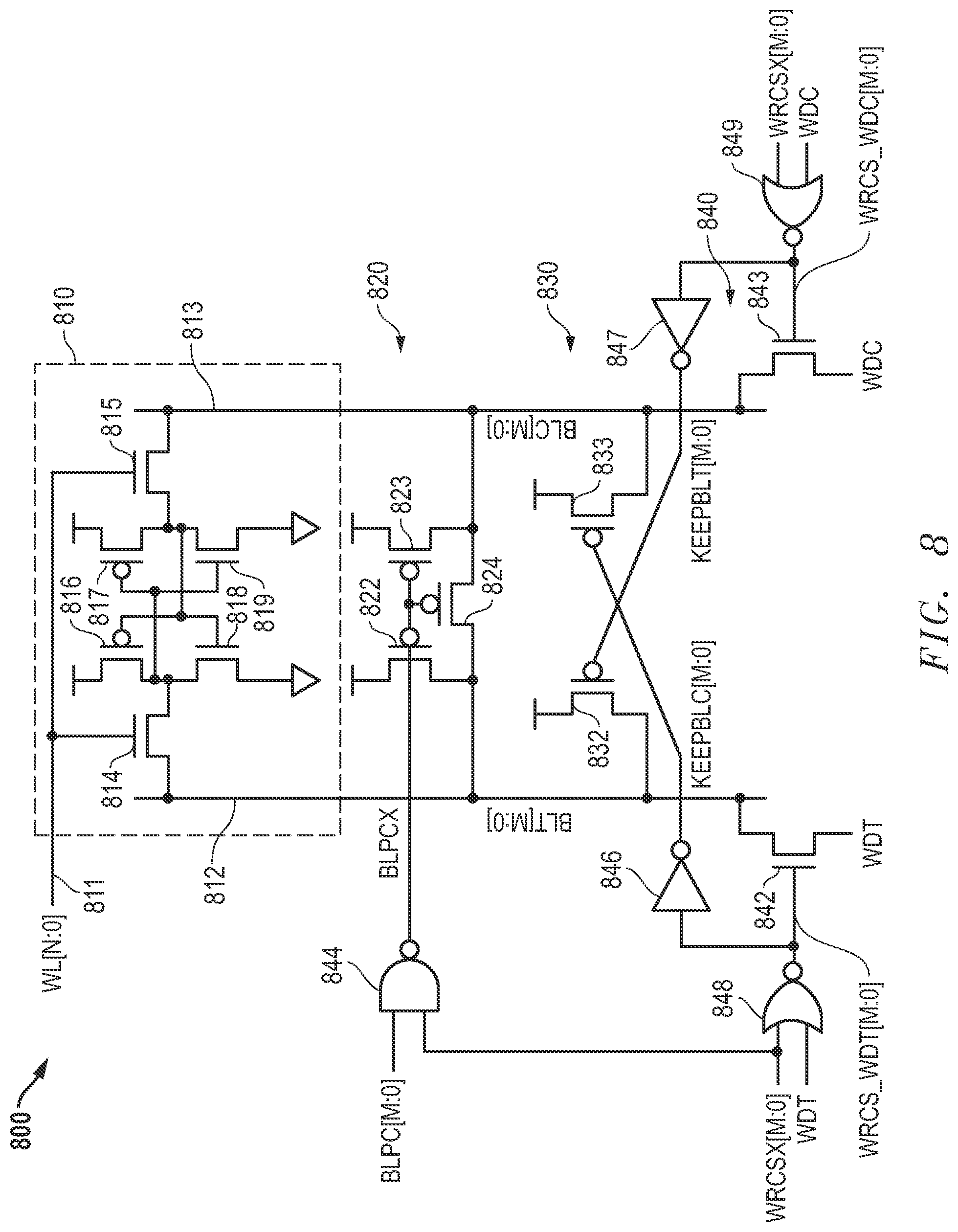 Patent US12327608 Figure 7 – Wrong way read-before write solutions in SRAM