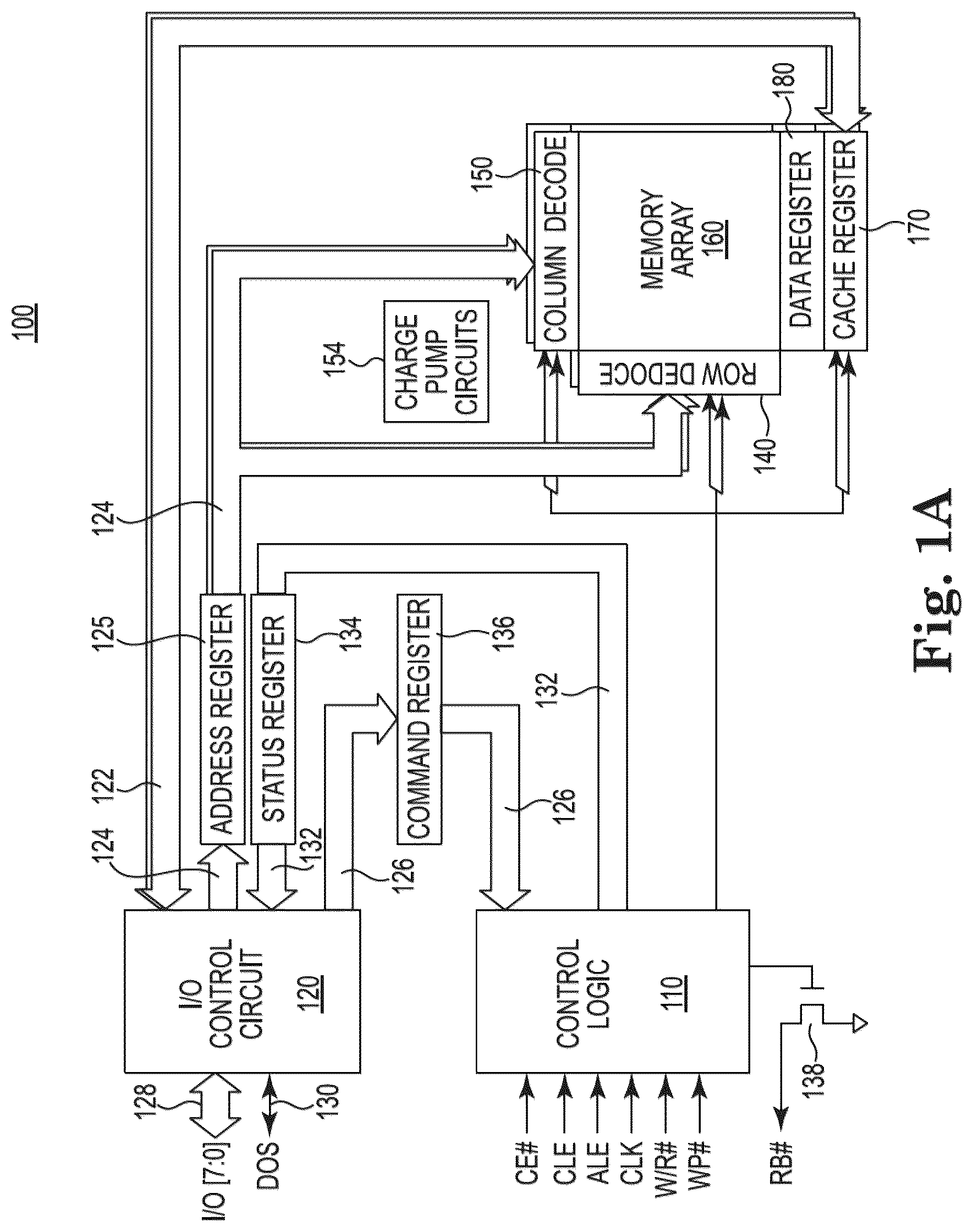Patent US12327609 Figure 1 – Apparatuses including multiple read modes and methods for same