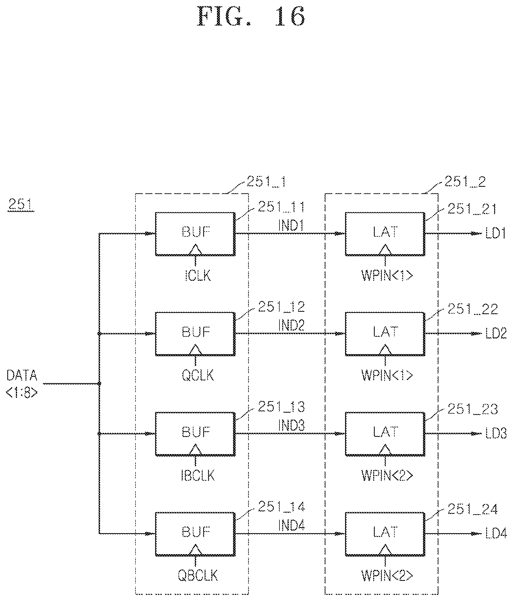 Patent US12327612 Figure 16 – Semiconductor system for performing a data alignment operation