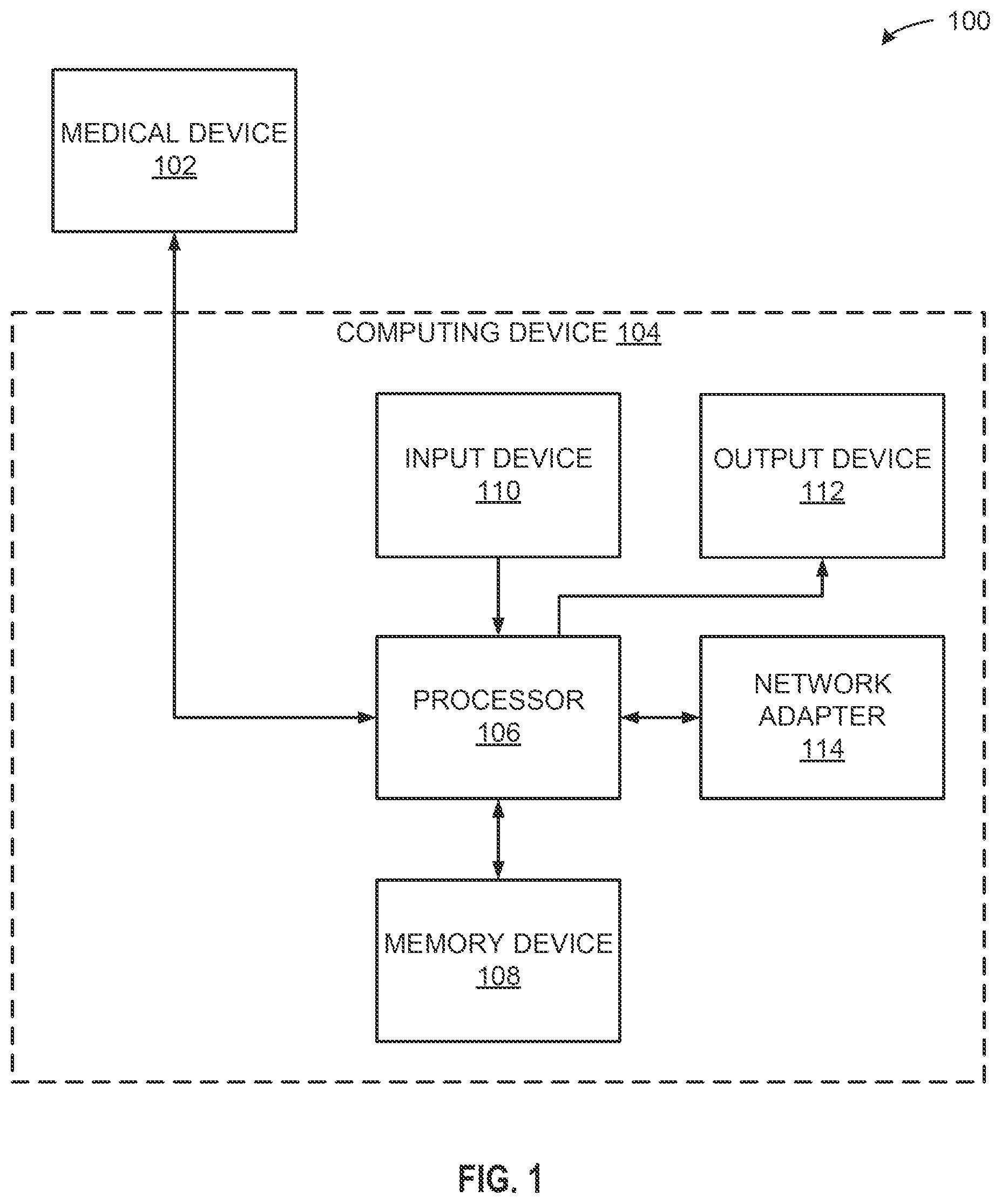 Patent US12327623 Figure 1 – System and method for processing medical claims