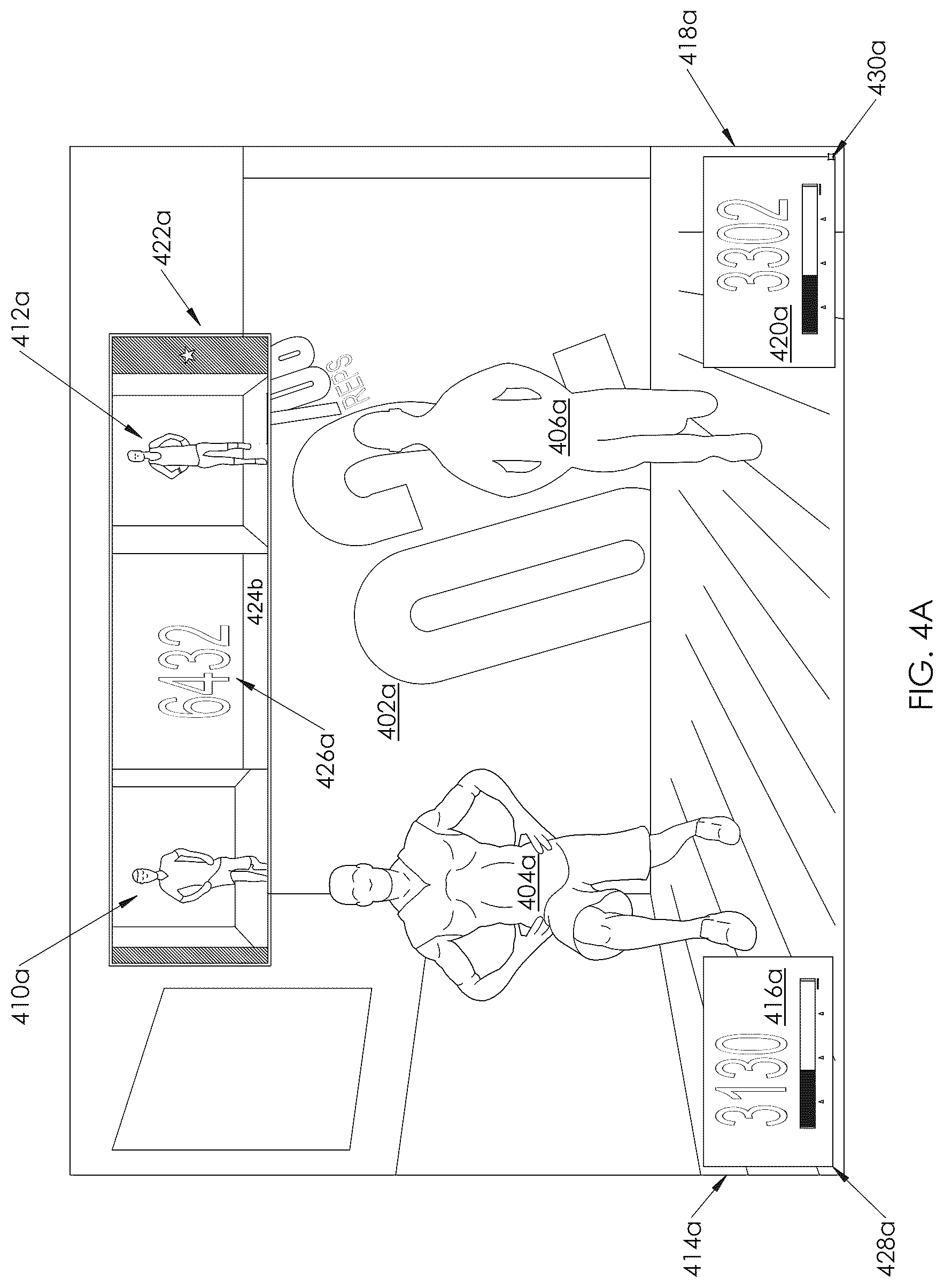 Patent US12327624 Figure 5 – User interface for remote joint workout session