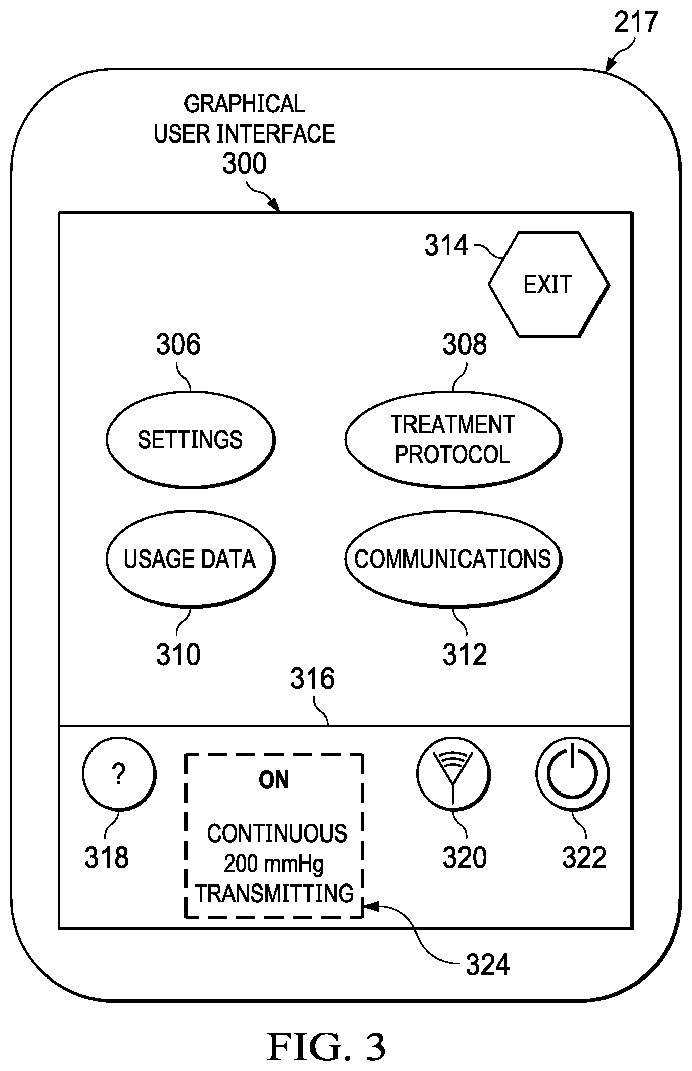 Patent US12327633 Figure 3 – System for monitoring compliant usage of negative pressure wound therapy