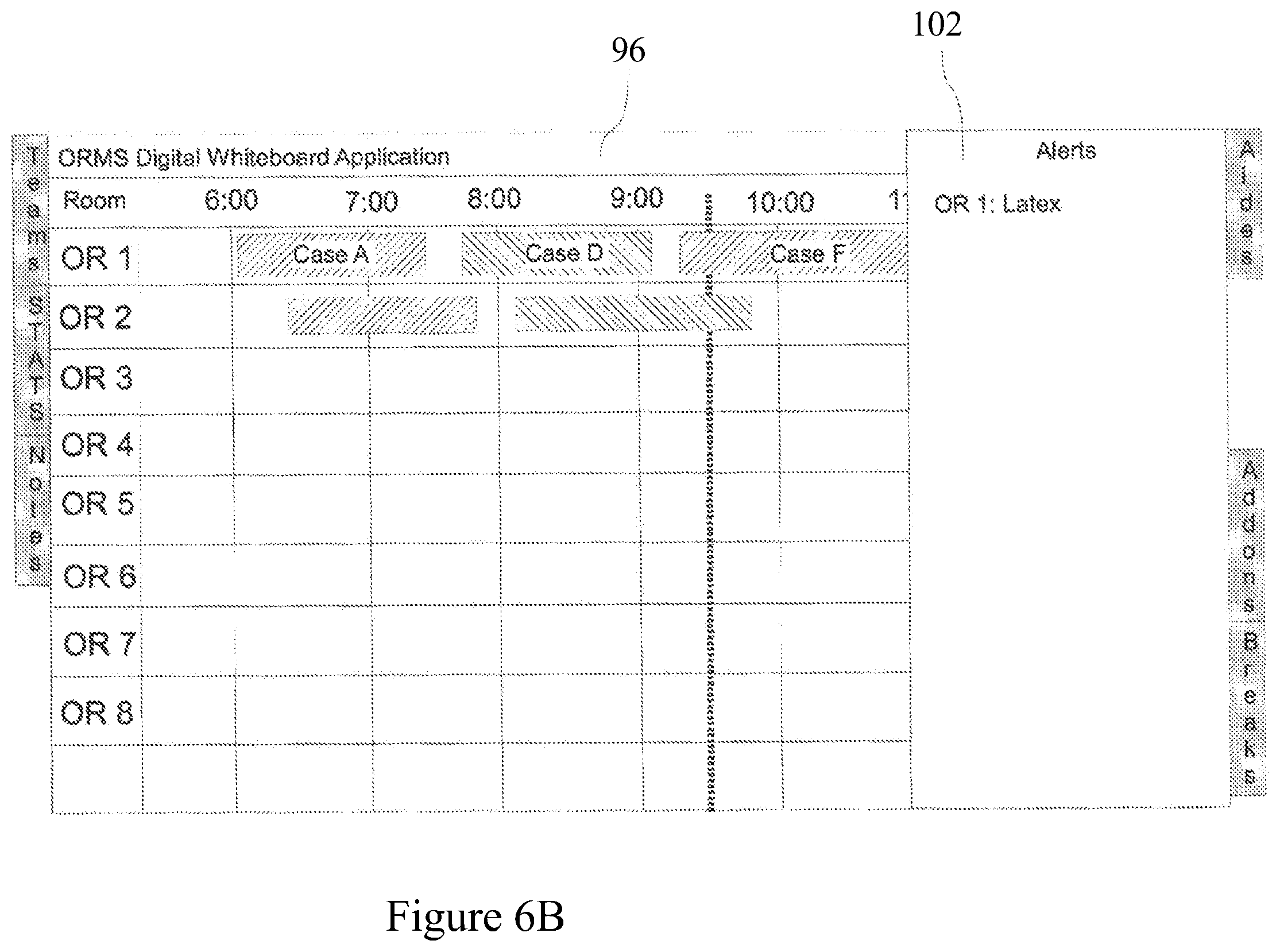 Patent US12327634 Figure 7 – Operating room management system with mobile application