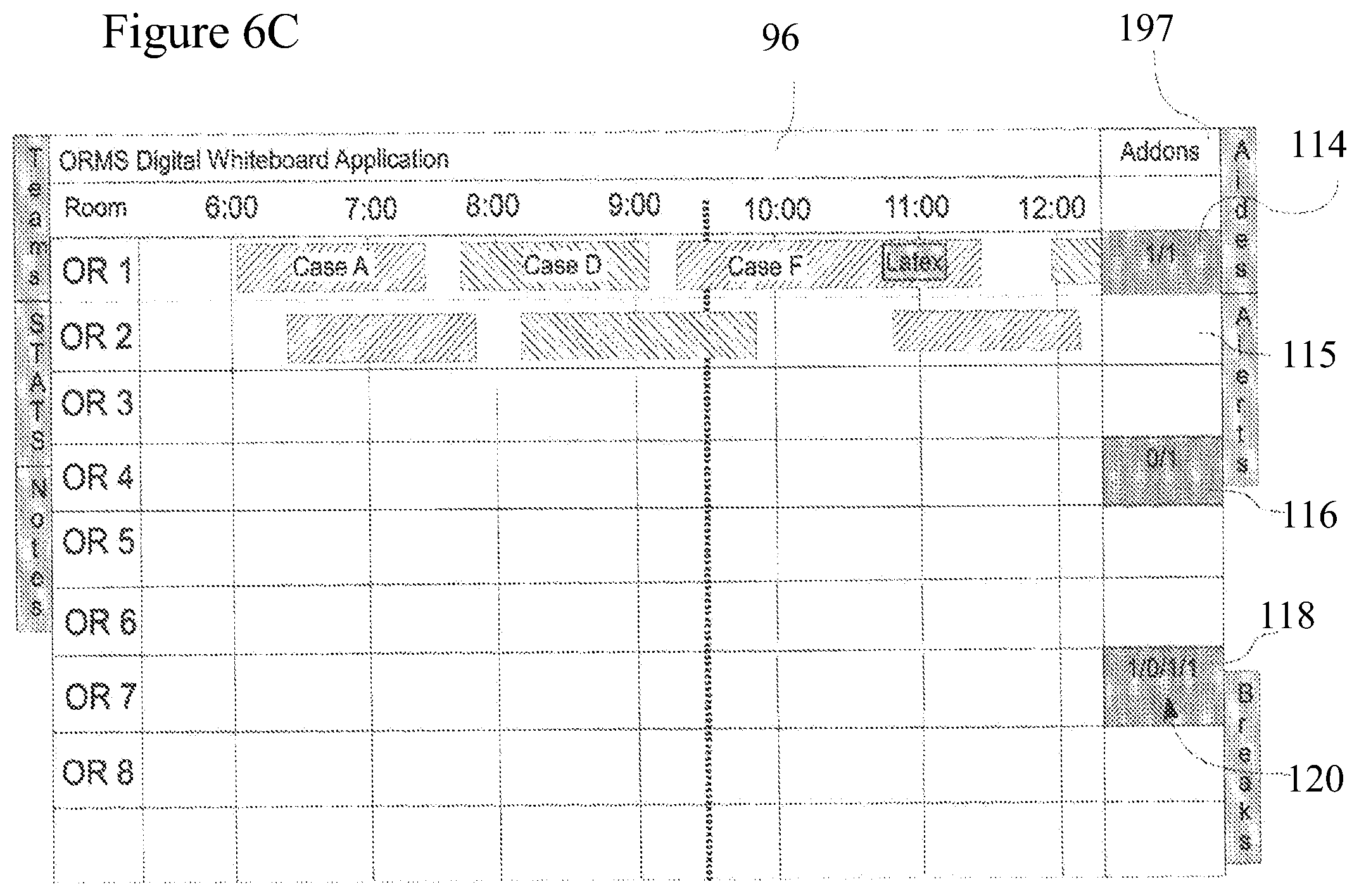 Patent US12327634 Figure 8 – Operating room management system with mobile application