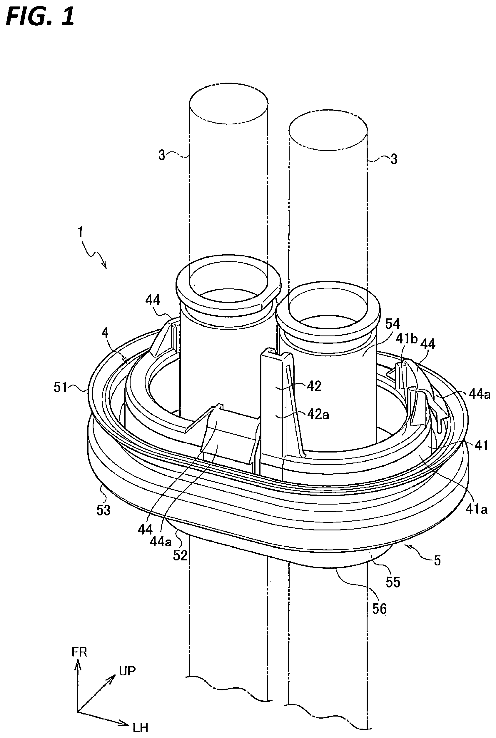 Patent US12327660 Figure 1 – Grommet