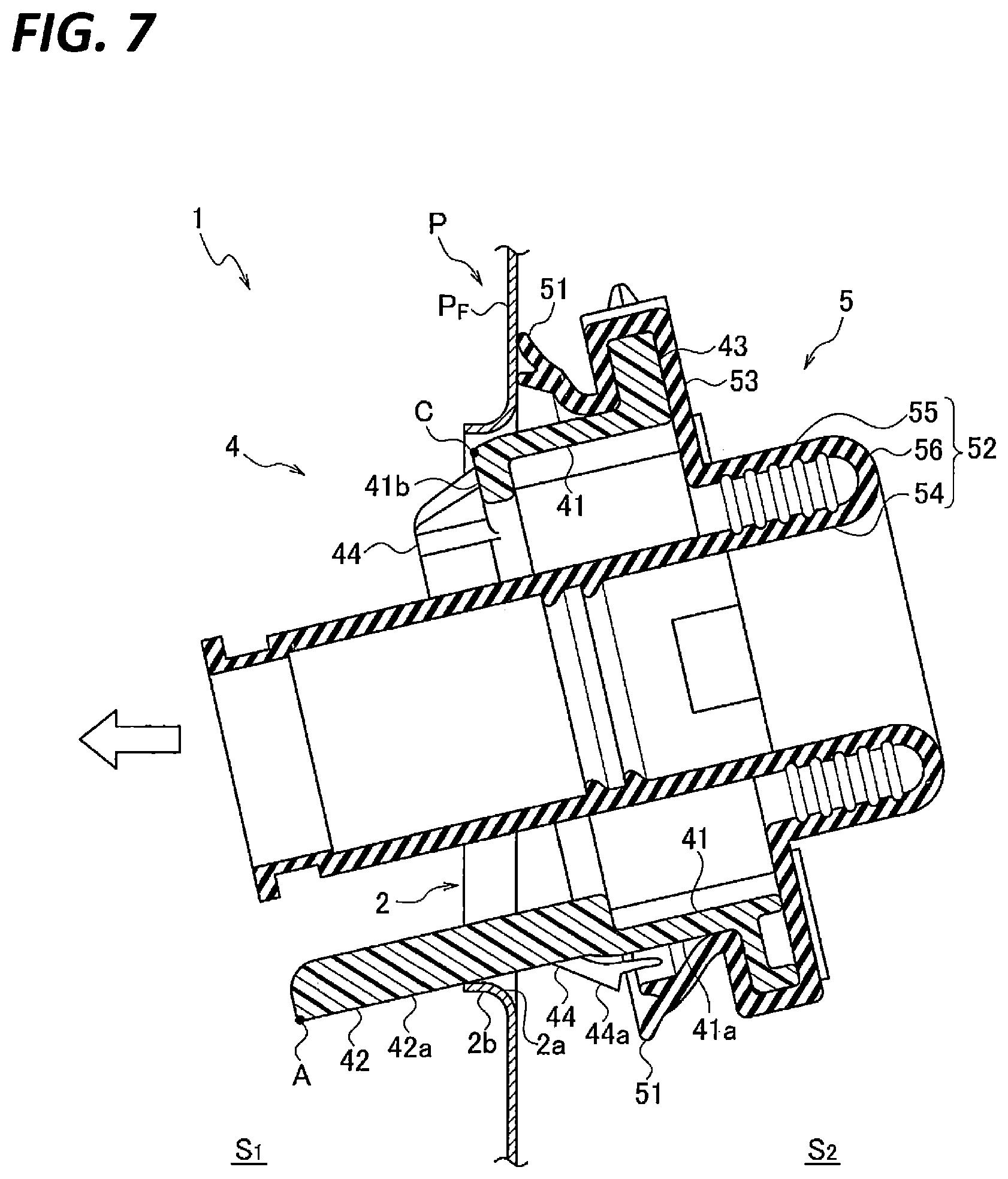 Patent US12327660 Figure 7 – Grommet