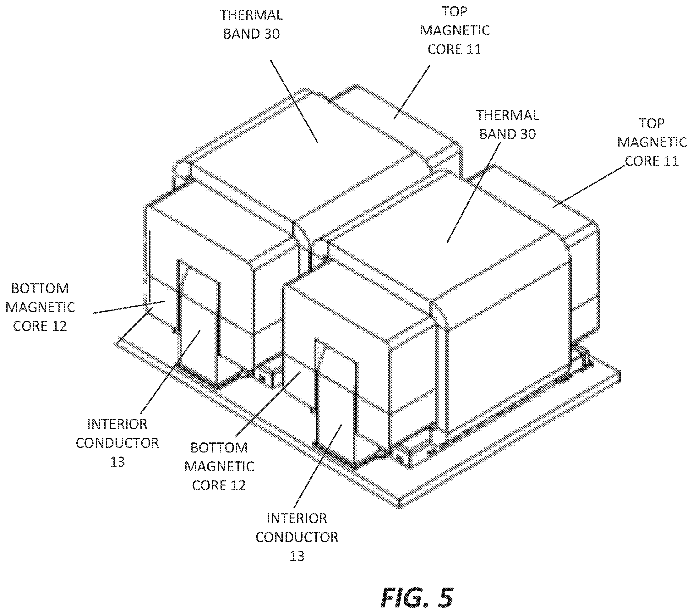 Patent US12327670 Figure 11 – Apparatus for an inductor disposed in a band for method of heat dispersion