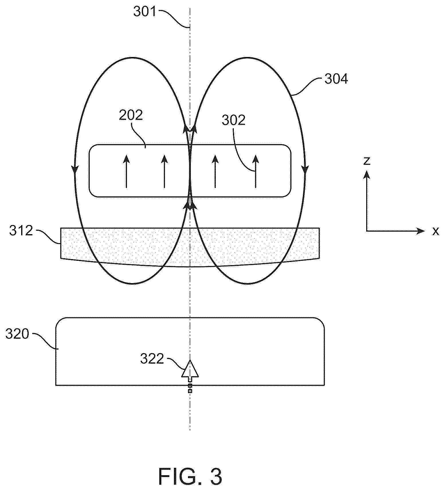 Patent US12327681 Figure 3 – Magnetic alignment assembly for inductive charging systems