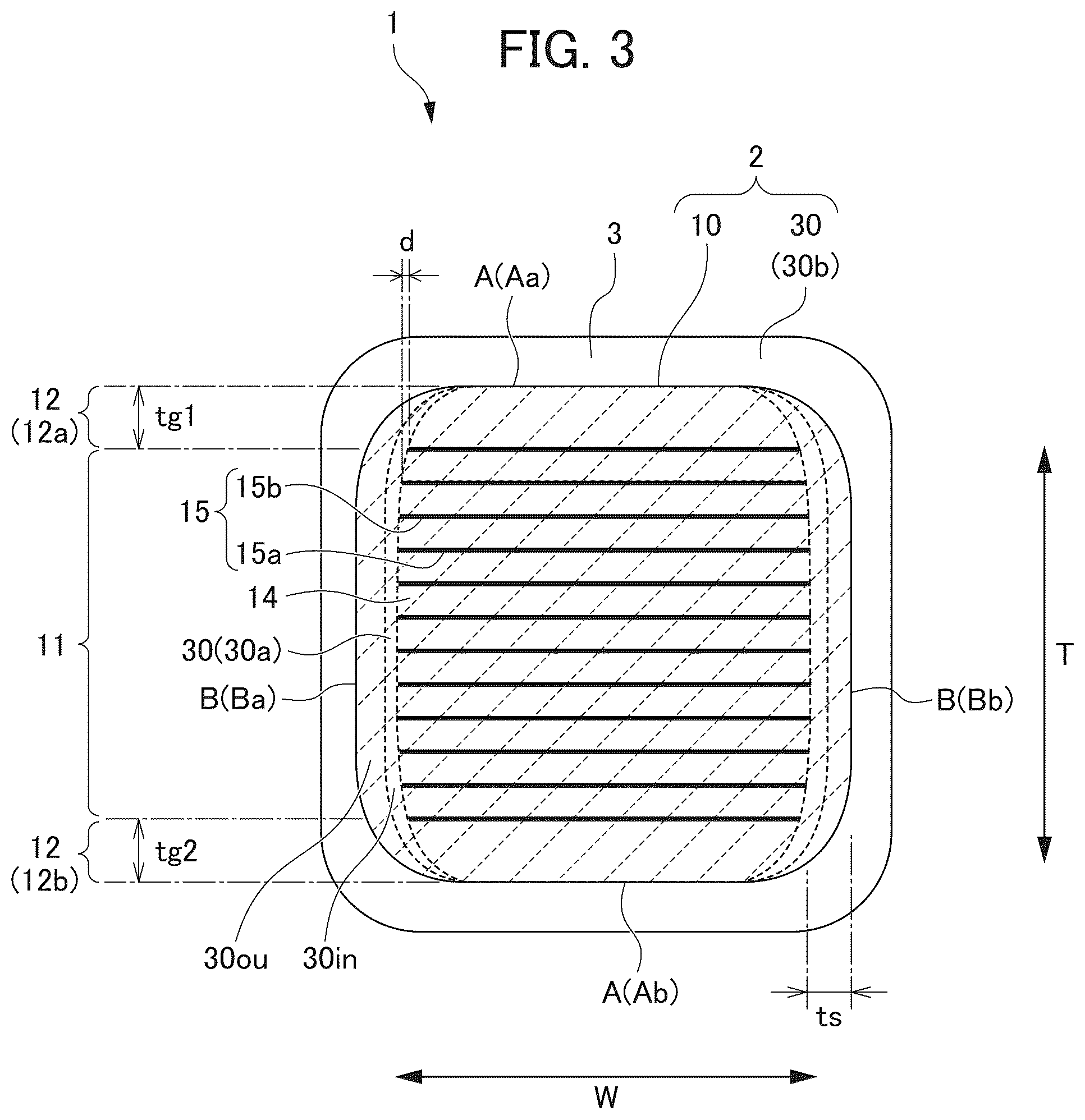 Patent US12327688 Figure 3 – Electronic component