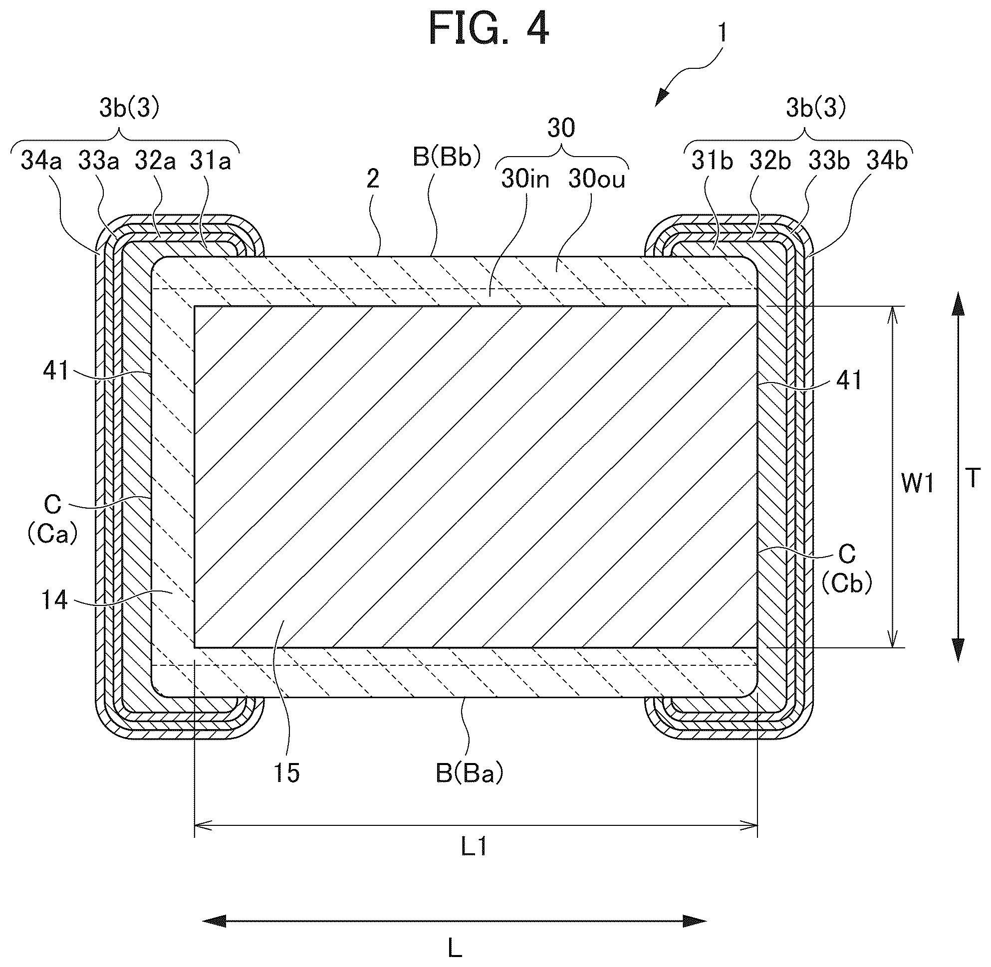Patent US12327688 Figure 4 – Electronic component