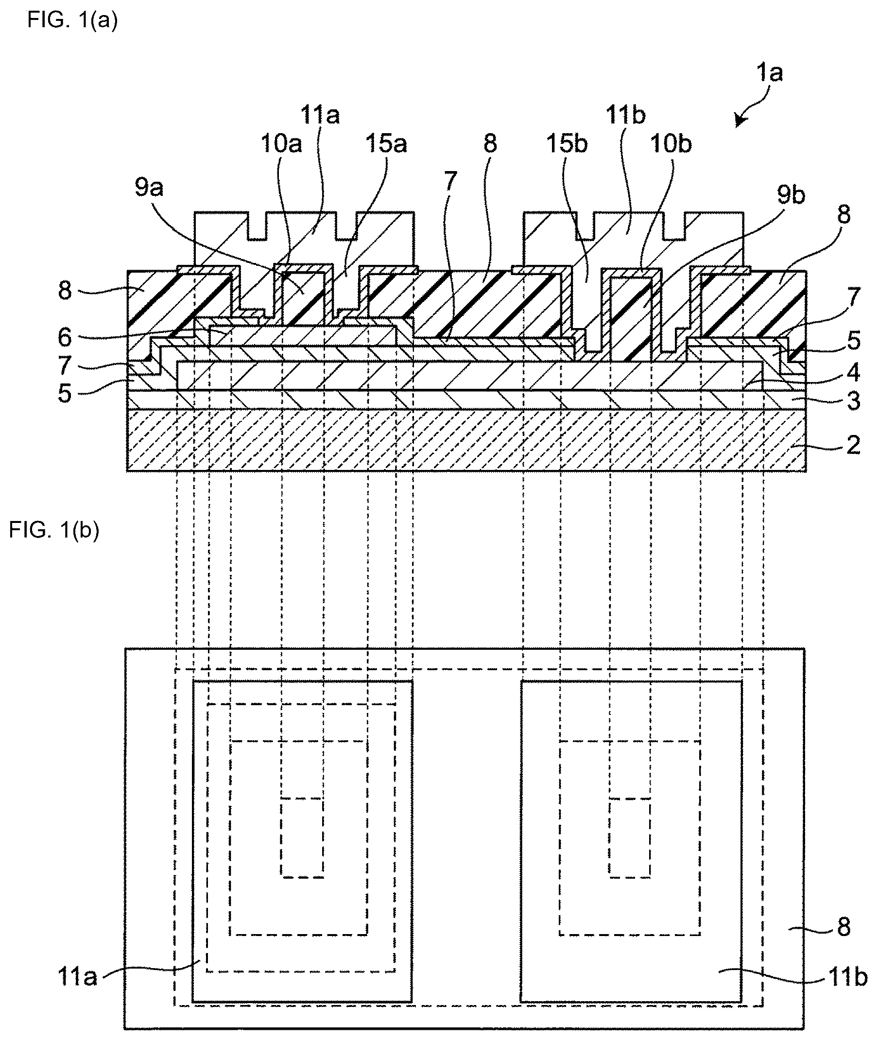Patent US12327689 Figure 1 – Capacitor having a through-hole exposing an electrode and at least one protrusion in the through-hole