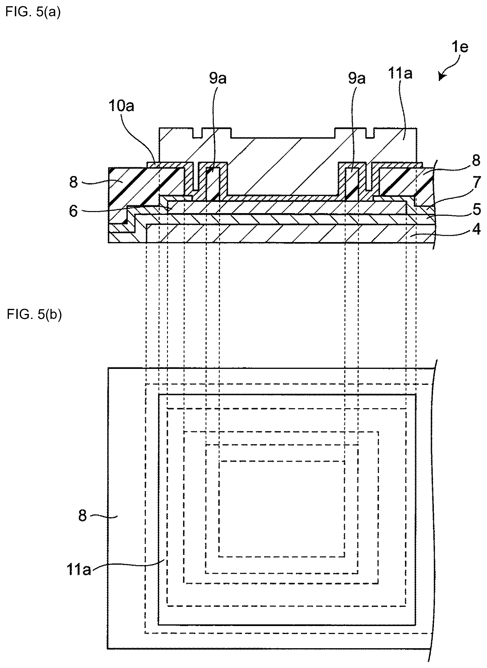 Patent US12327689 Figure 5 – Capacitor having a through-hole exposing an electrode and at least one protrusion in the through-hole