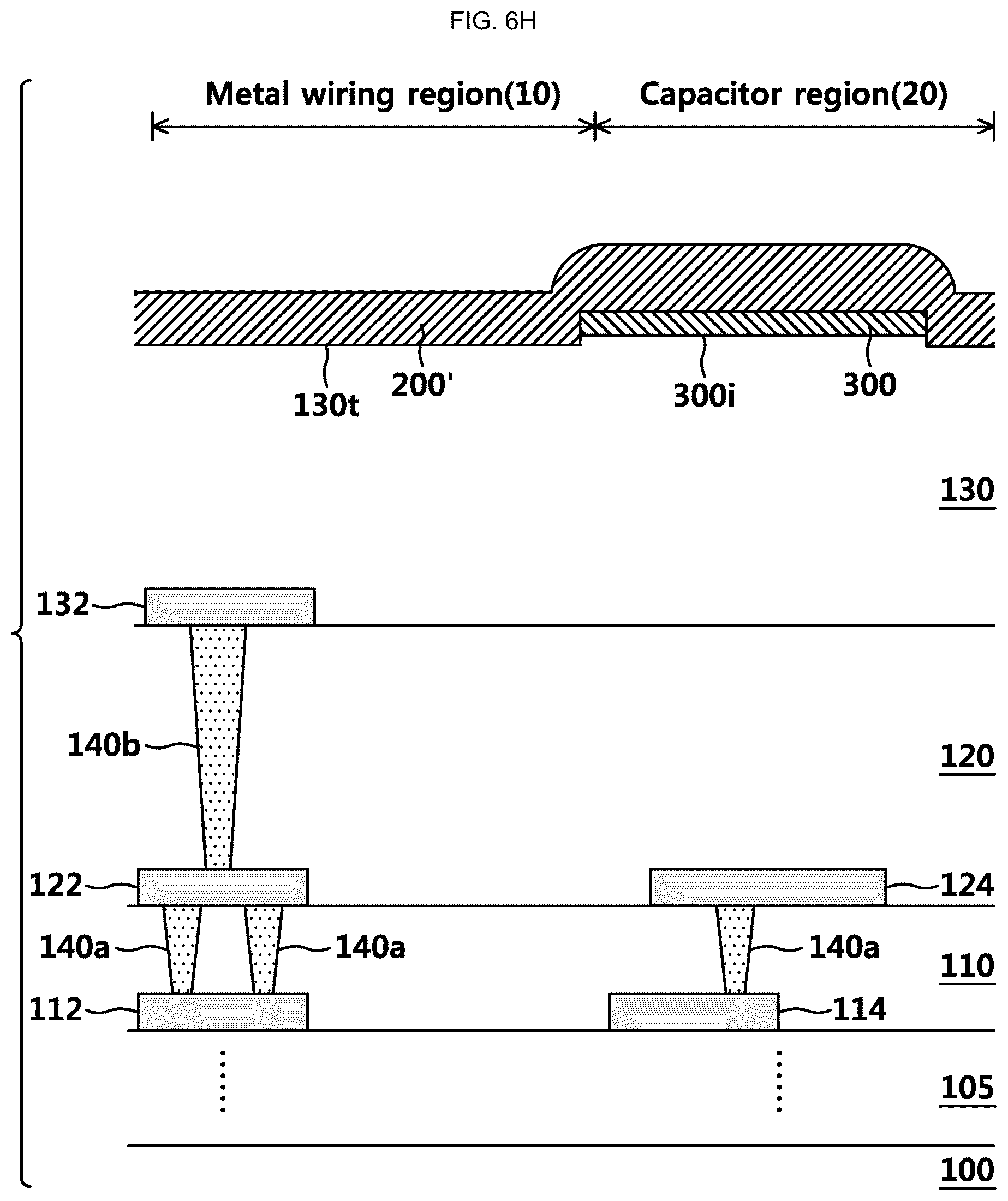 Patent US12327692 Figure 13 – Semiconductor device having a high breakdown voltage capacitor and method for forming the same