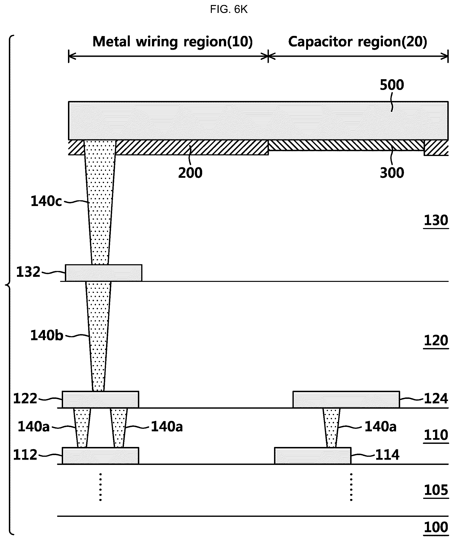 Patent US12327692 Figure 16 – Semiconductor device having a high breakdown voltage capacitor and method for forming the same