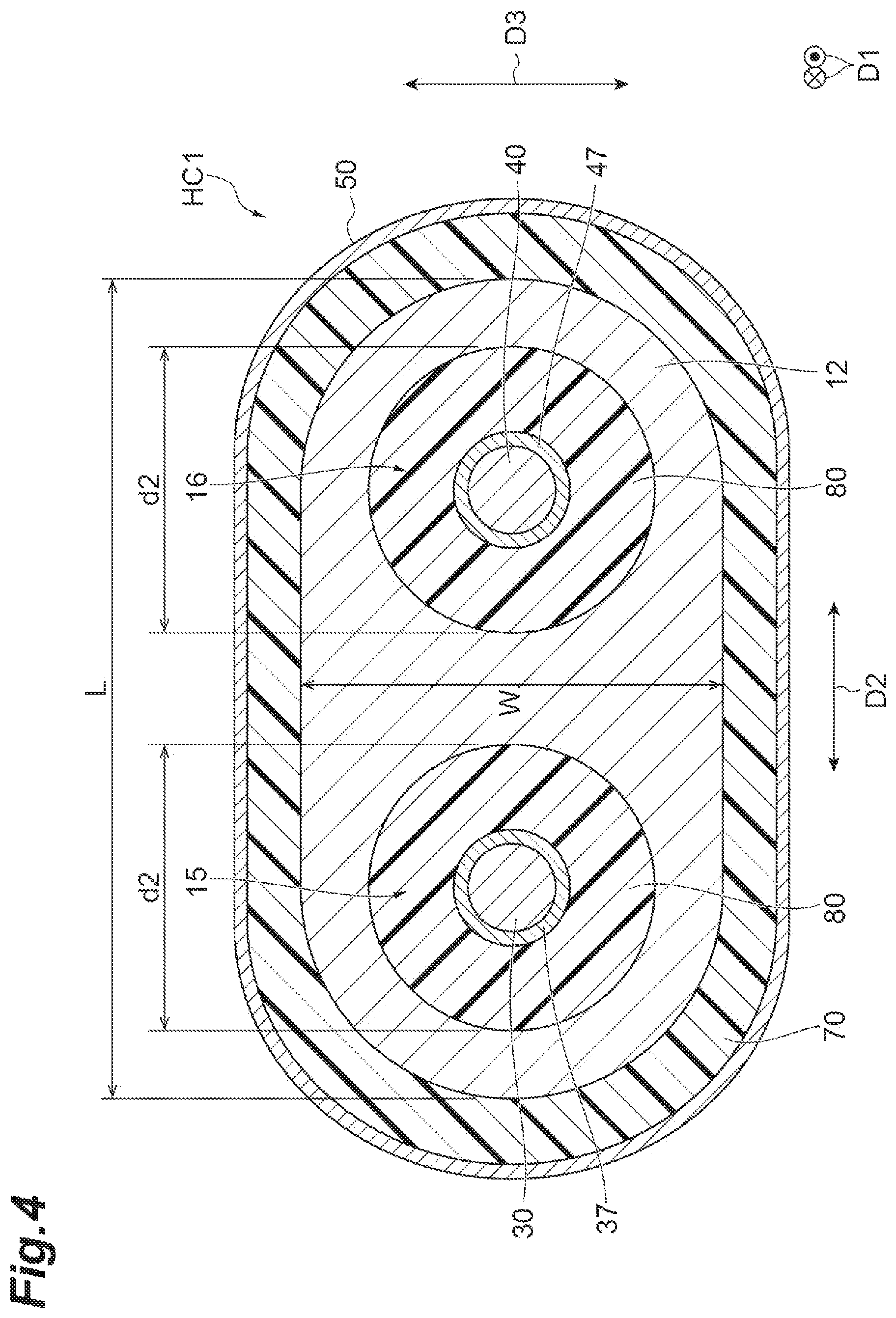 Patent US12327693 Figure 4 – High voltage feed-through capacitor