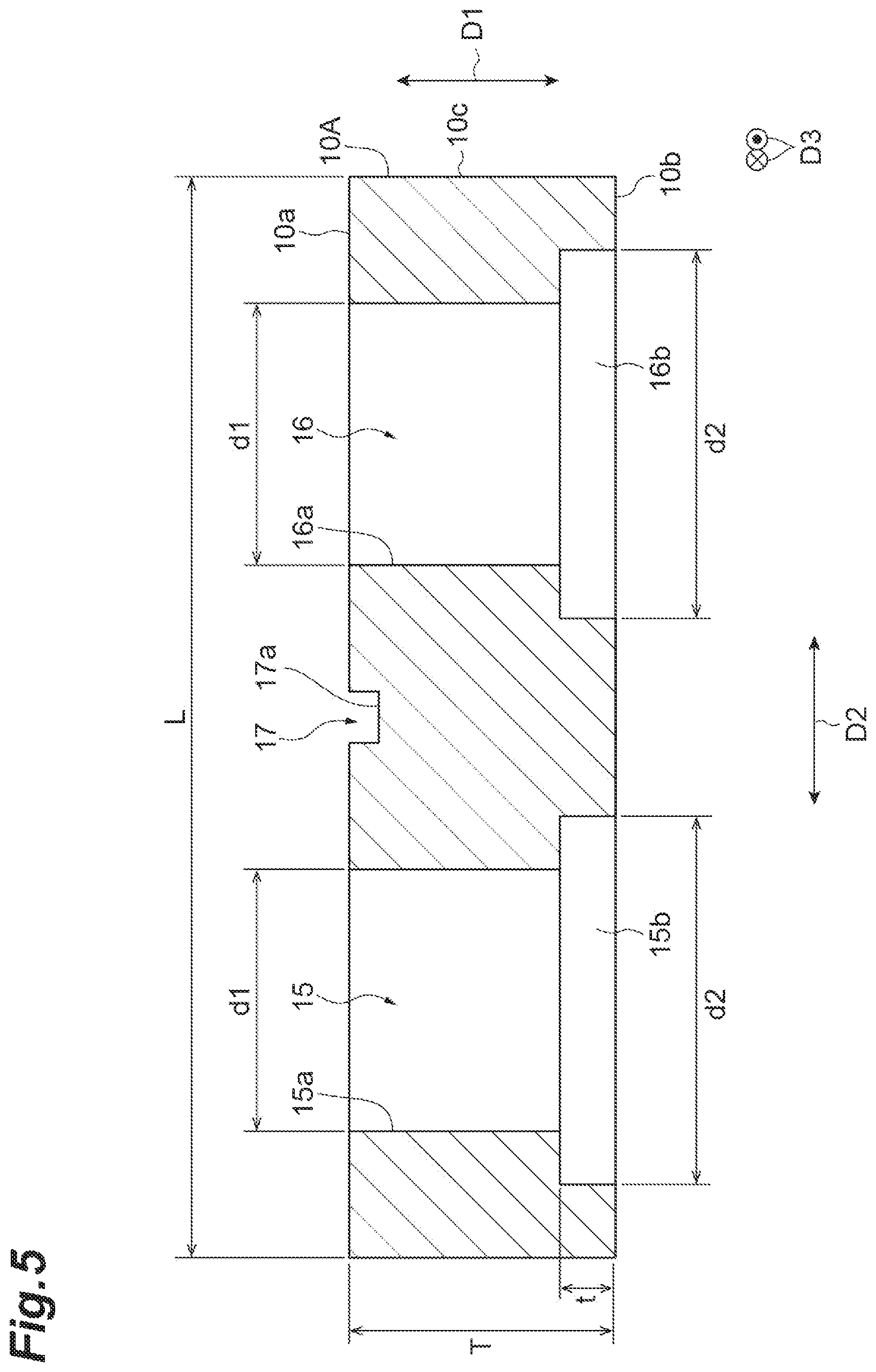 Patent US12327693 Figure 5 – High voltage feed-through capacitor