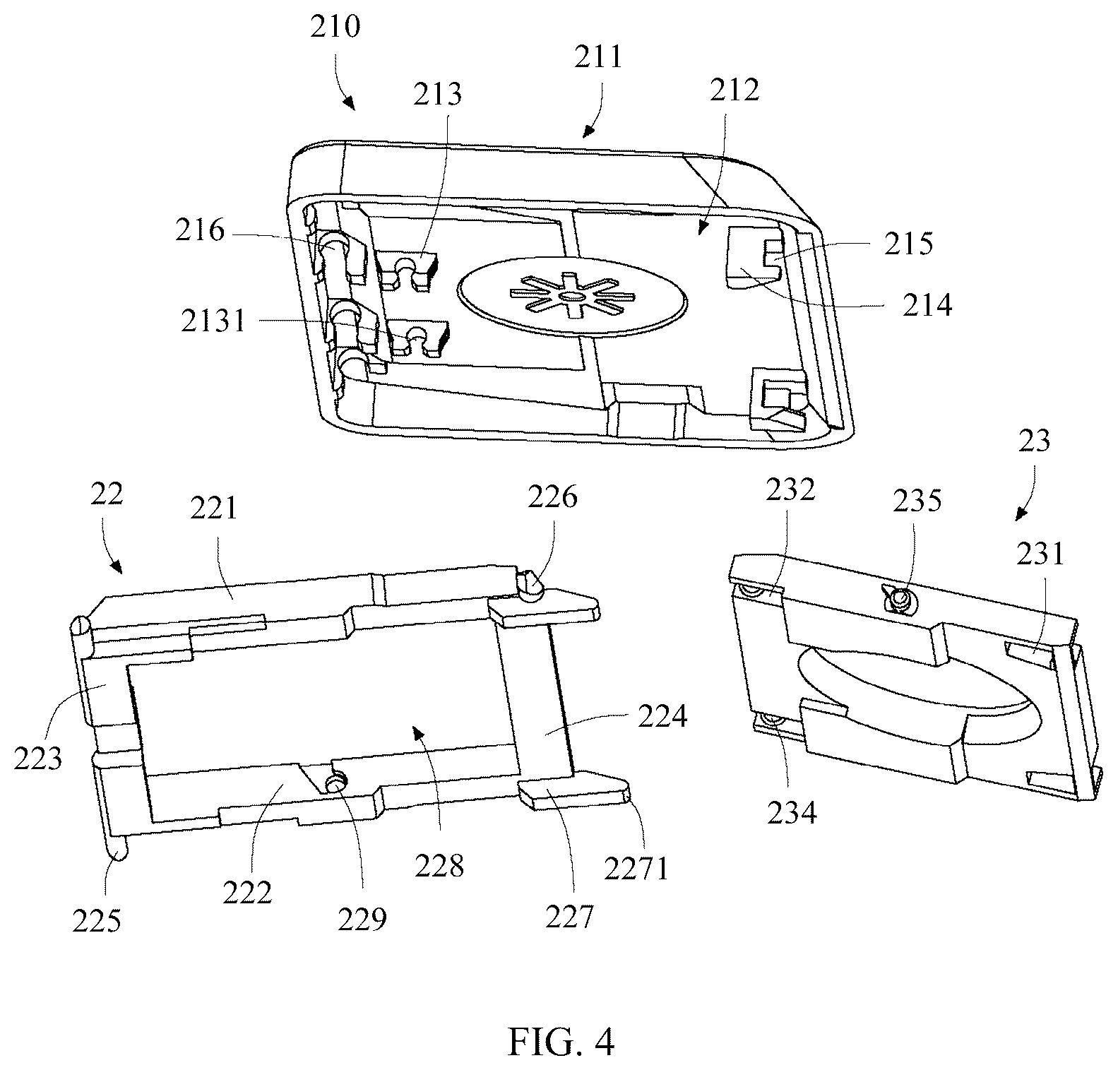 Patent US12327699 Figure 4 – Keyboard assembly, device framework, and electronic device