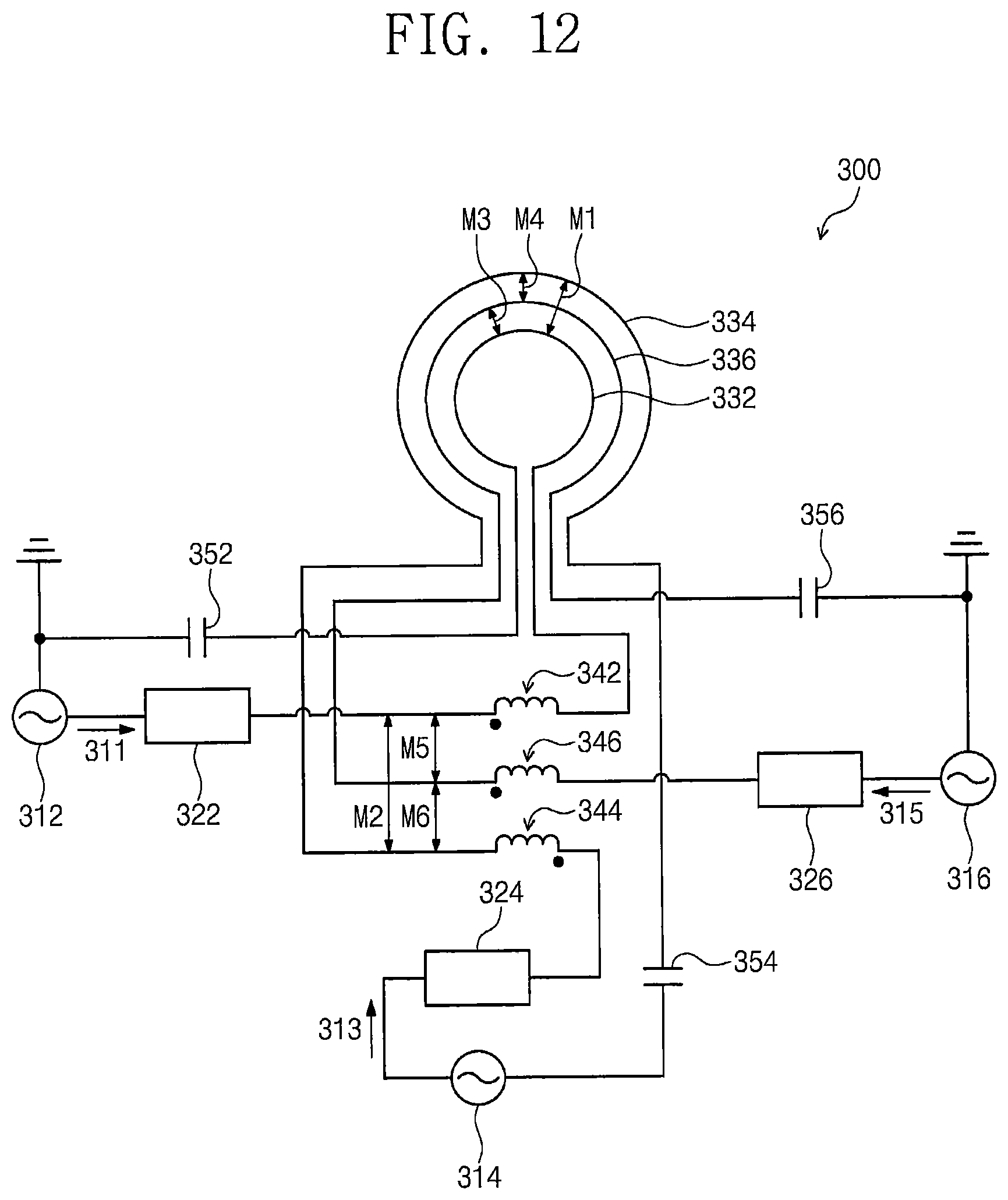 Patent US12327709 Figure 12 – Antennas, circuits for generating plasma, plasma processing apparatus, and methods of manufacturing semiconductor devices using the same