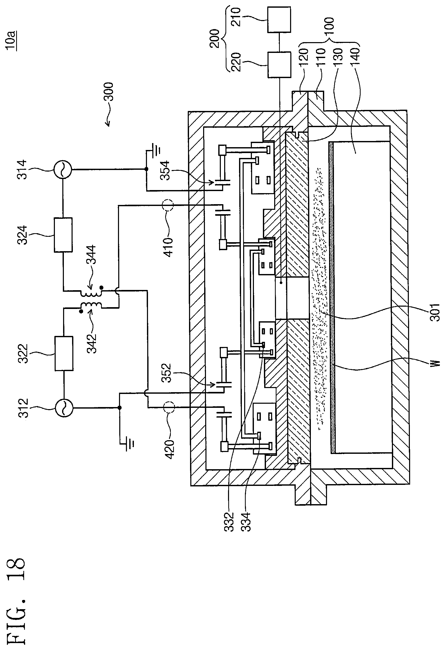Patent US12327709 Figure 16 – Antennas, circuits for generating plasma, plasma processing apparatus, and methods of manufacturing semiconductor devices using the same