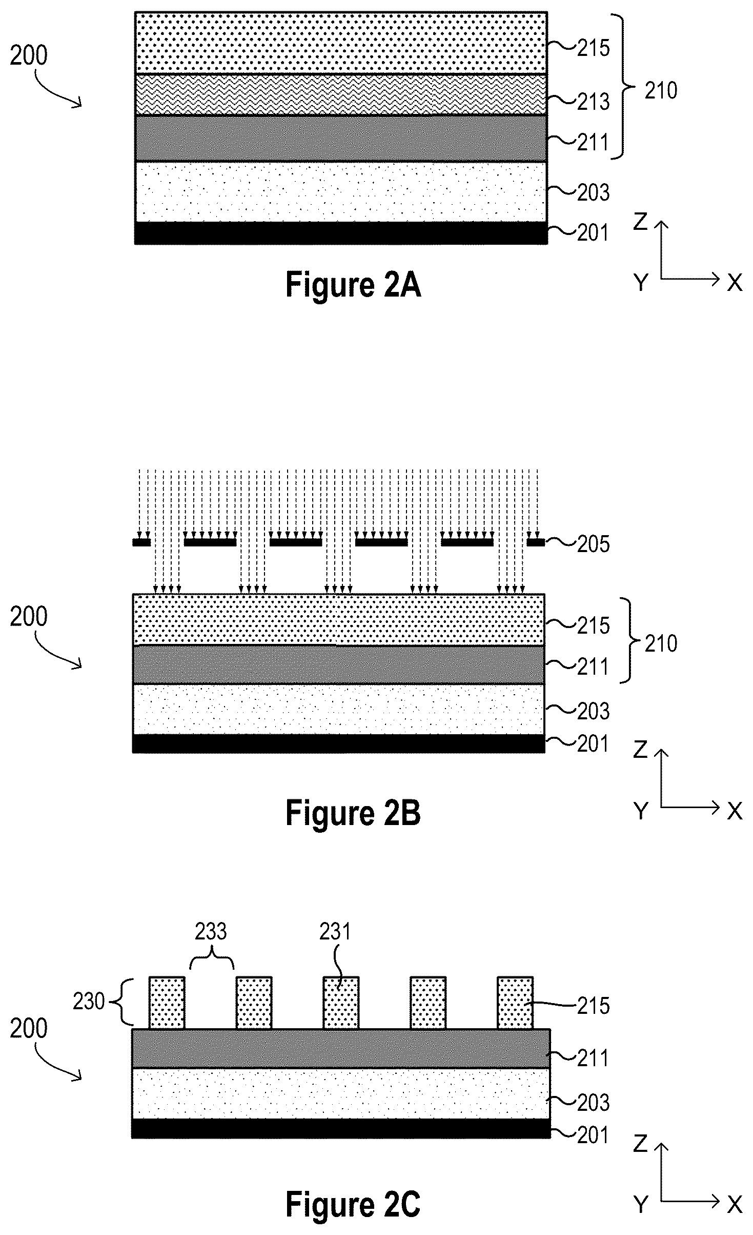 Patent US12327726 Figure 2 – Wet-dry bilayer resist dual tone exposure