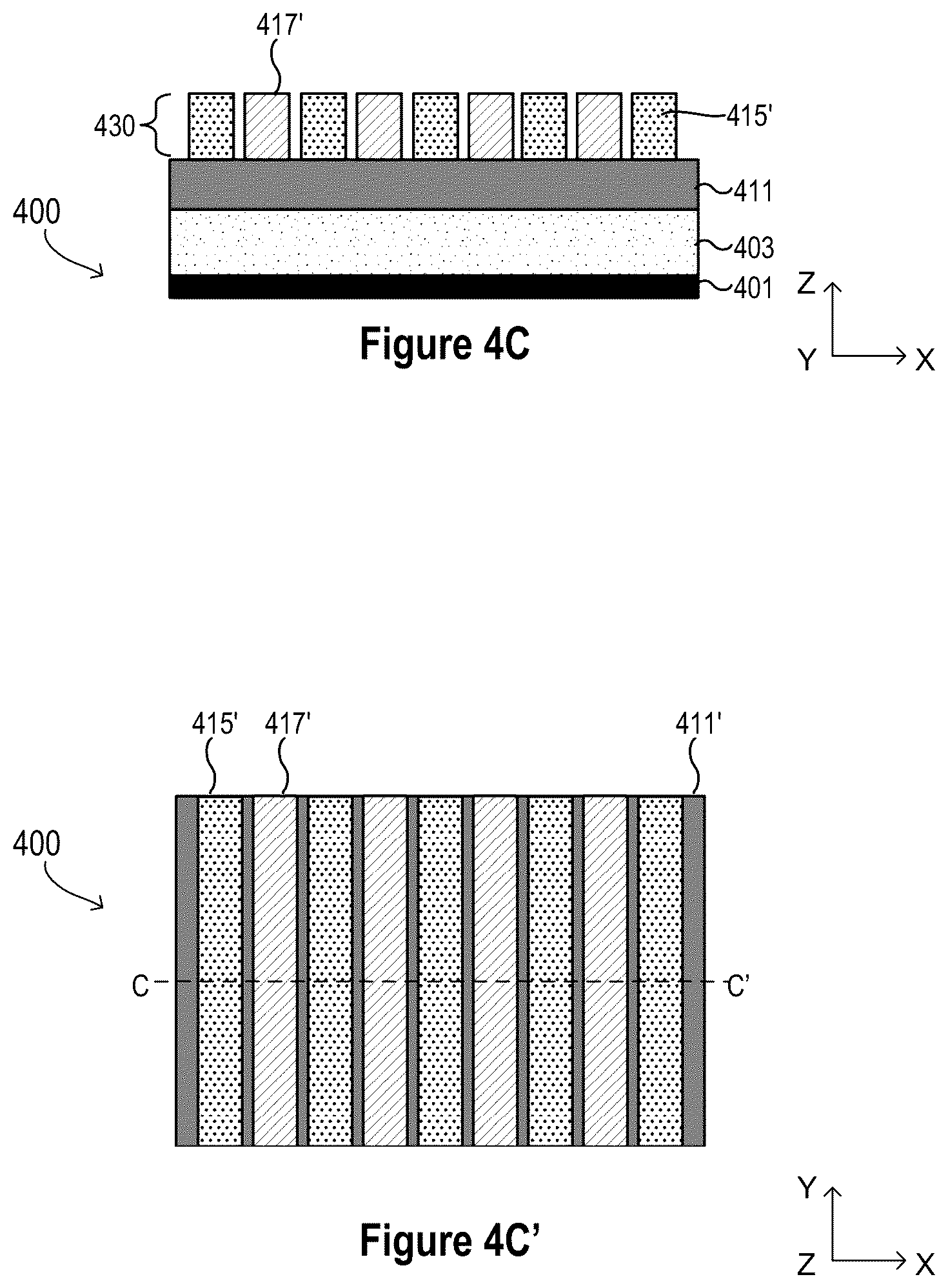 Patent US12327726 Figure 7 – Wet-dry bilayer resist dual tone exposure