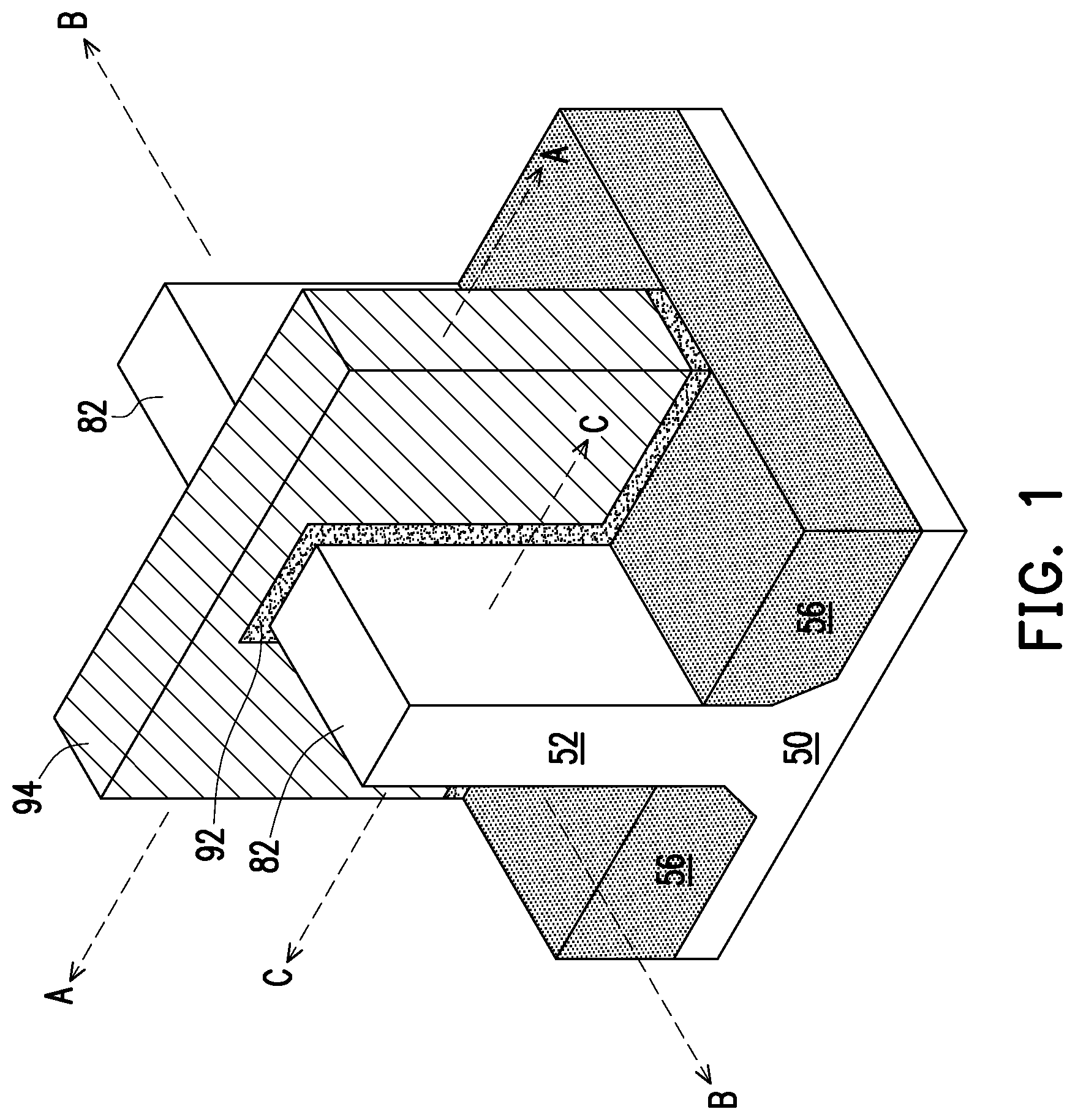 Patent US12327729 Figure 1 – Semiconductor FinFET device and method