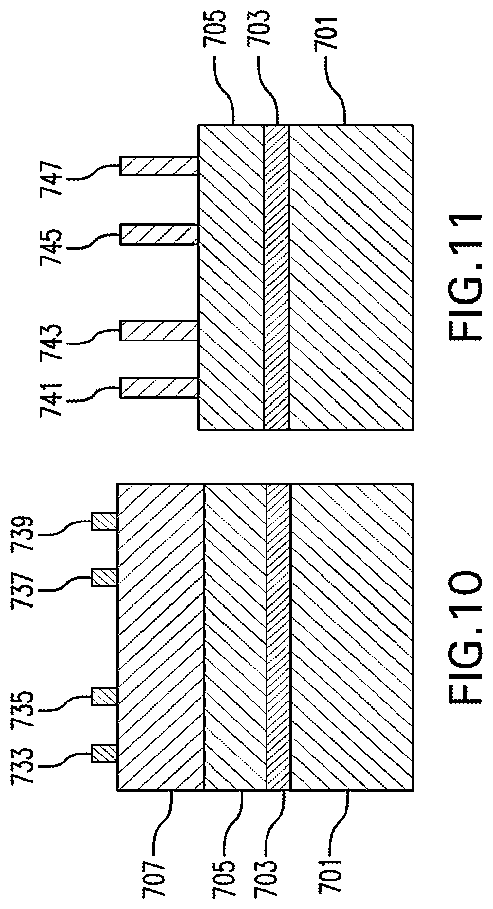 Patent US12327730 Figure 7 – Two-color self-aligned double patterning (SADP) to yield static random access memory (SRAM) and dense logic