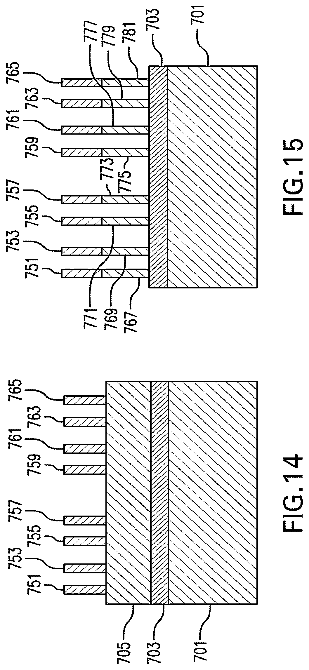 Patent US12327730 Figure 9 – Two-color self-aligned double patterning (SADP) to yield static random access memory (SRAM) and dense logic