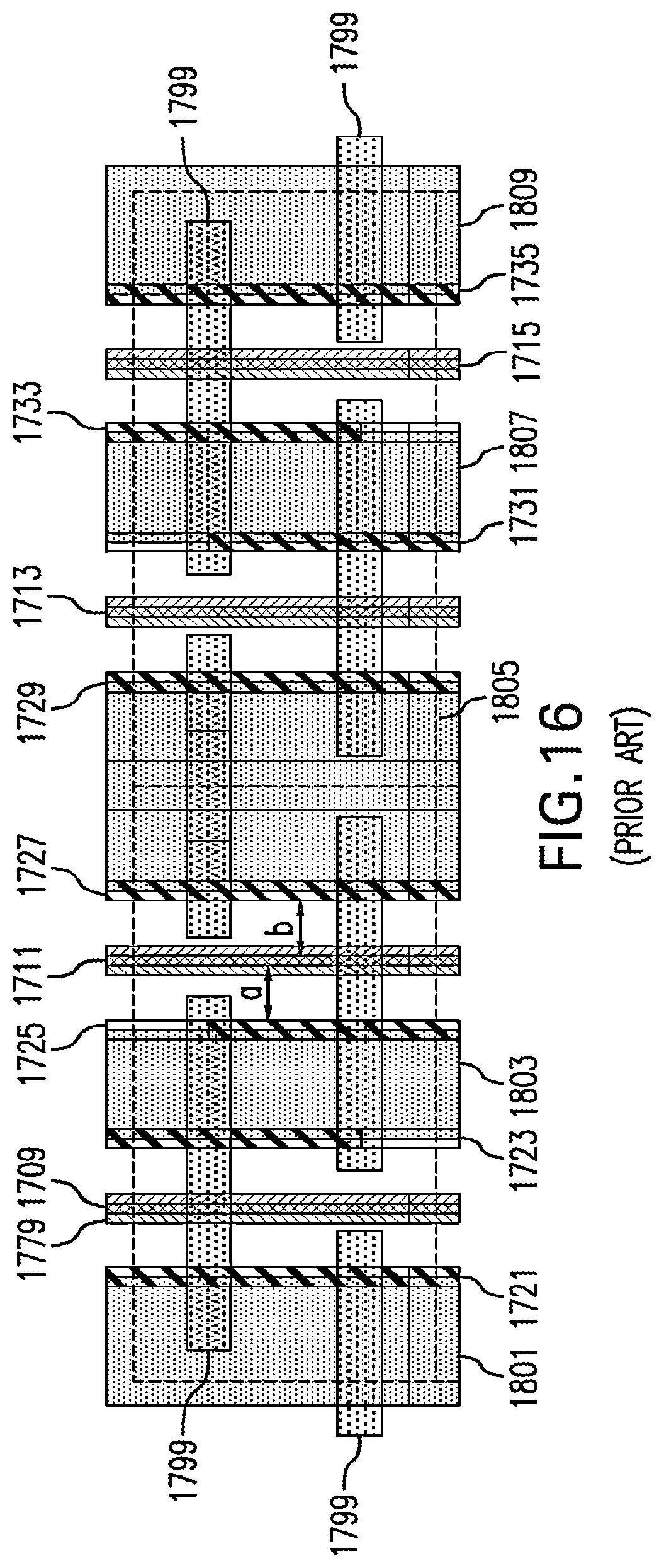 Patent US12327730 Figure 10 – Two-color self-aligned double patterning (SADP) to yield static random access memory (SRAM) and dense logic