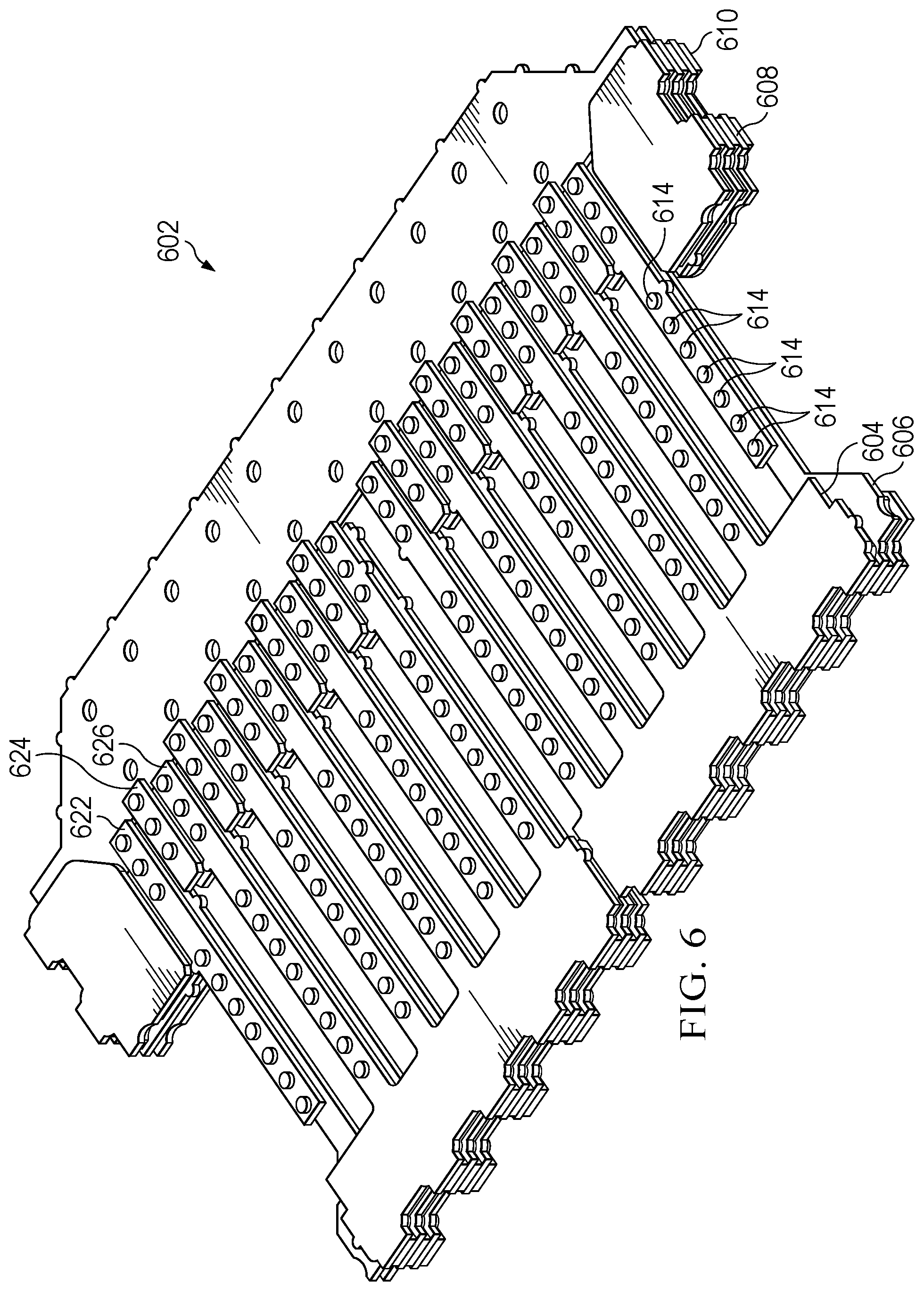 Patent US12327736 Figure 8 – Multilayer package substrate with improved current density distribution