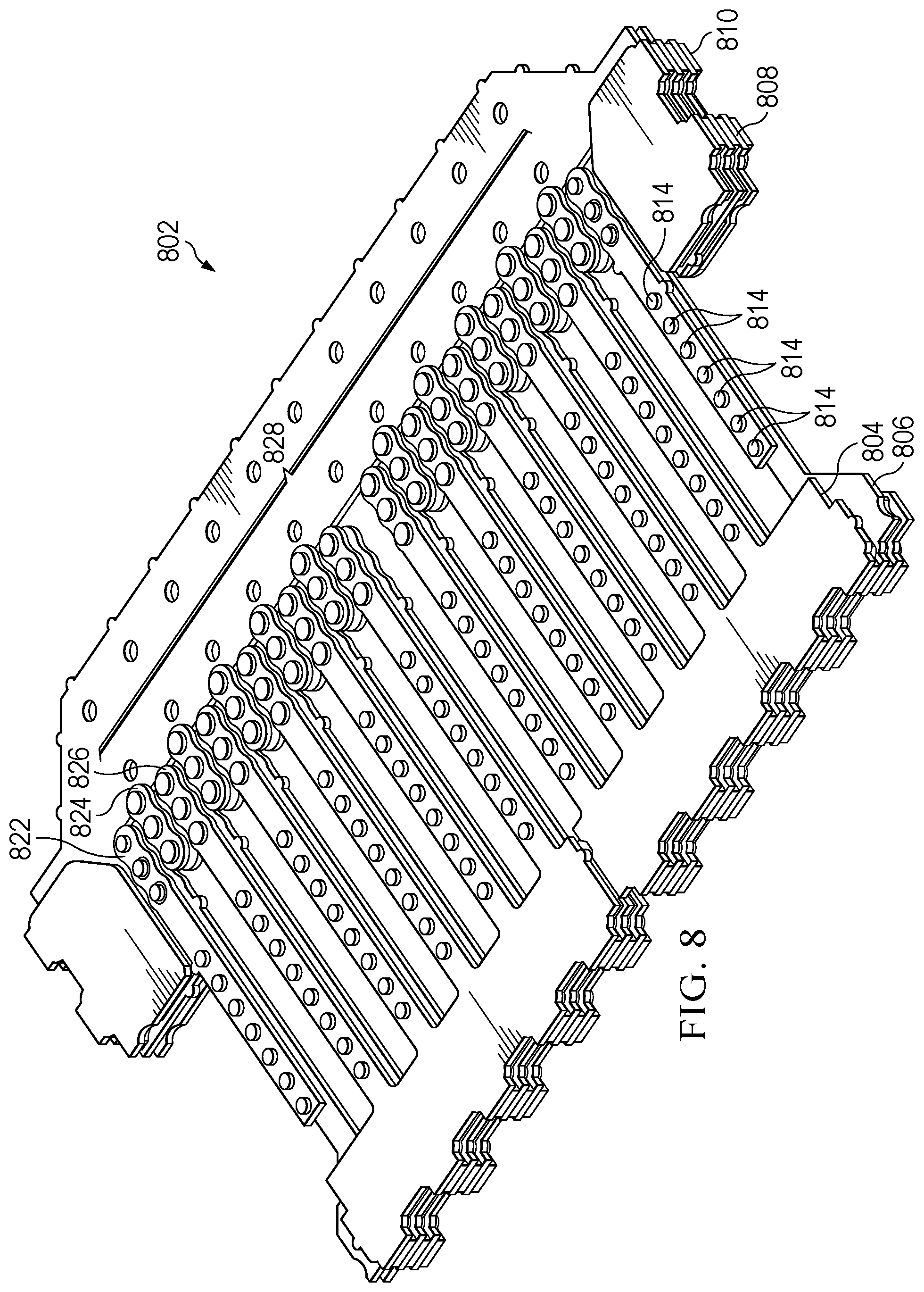 Patent US12327736 Figure 11 – Multilayer package substrate with improved current density distribution