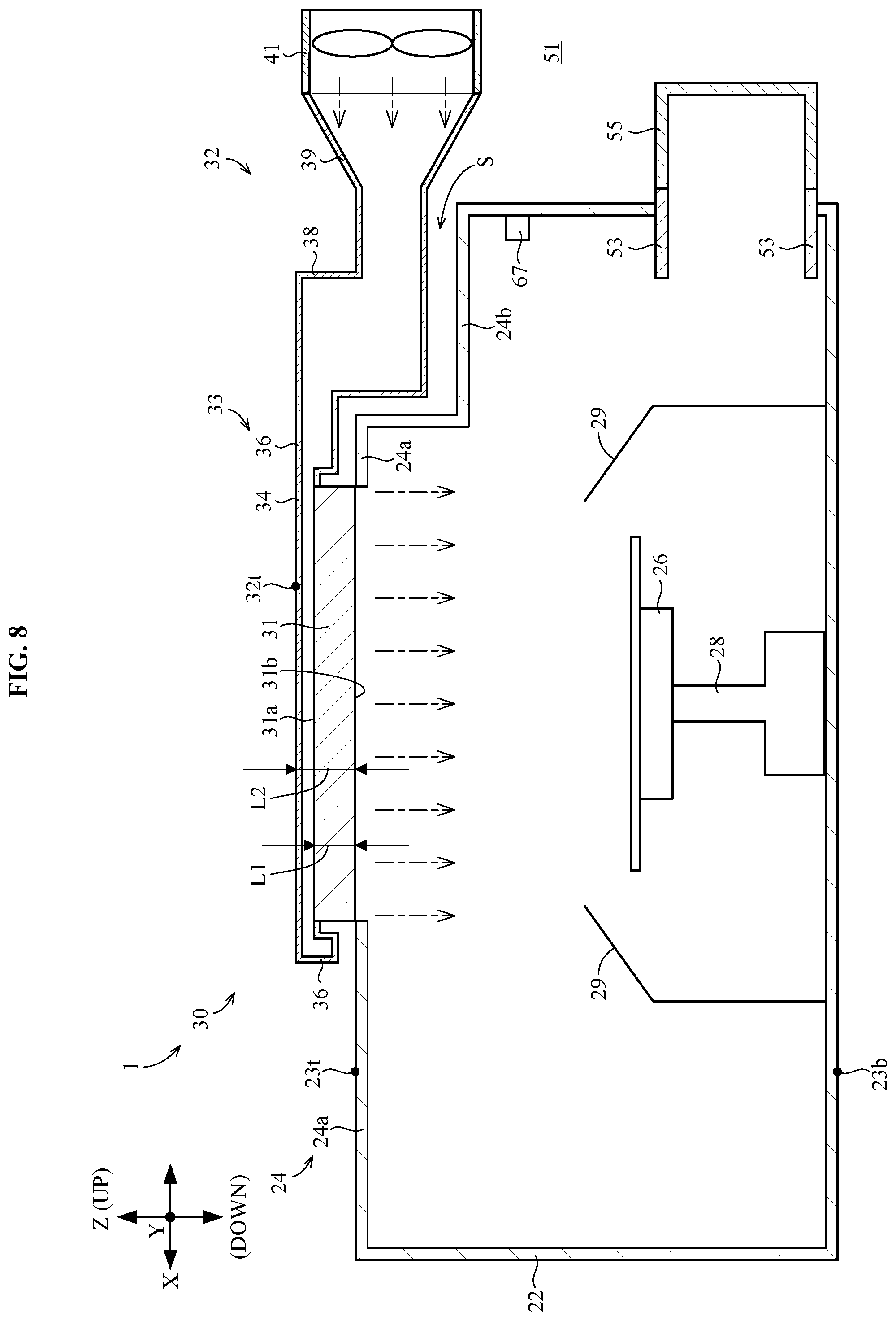 Patent US12327737 Figure 8 – Substrate treating apparatus
