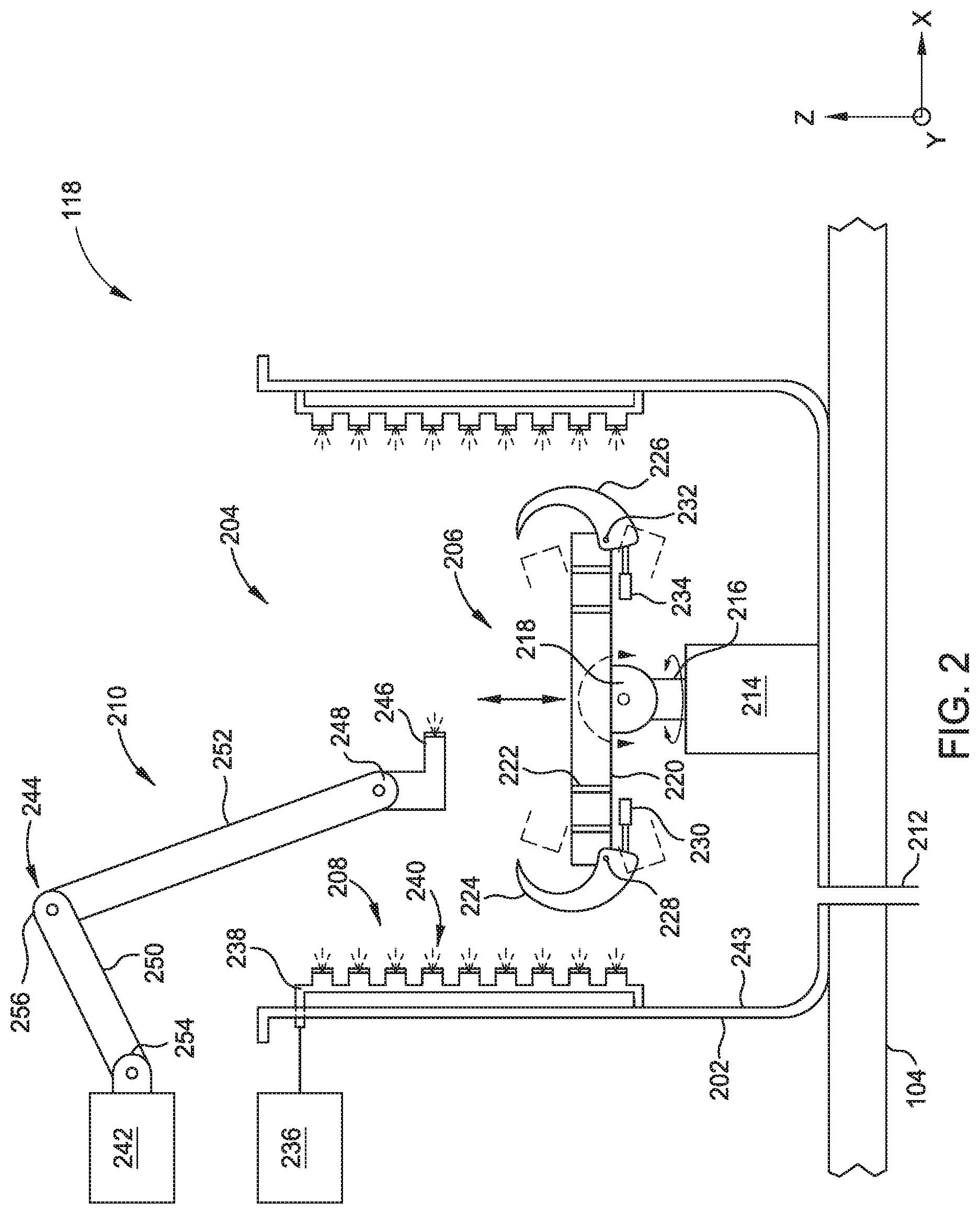 Patent US12327738 Figure 2 – Integrated semiconductor part cleaning system