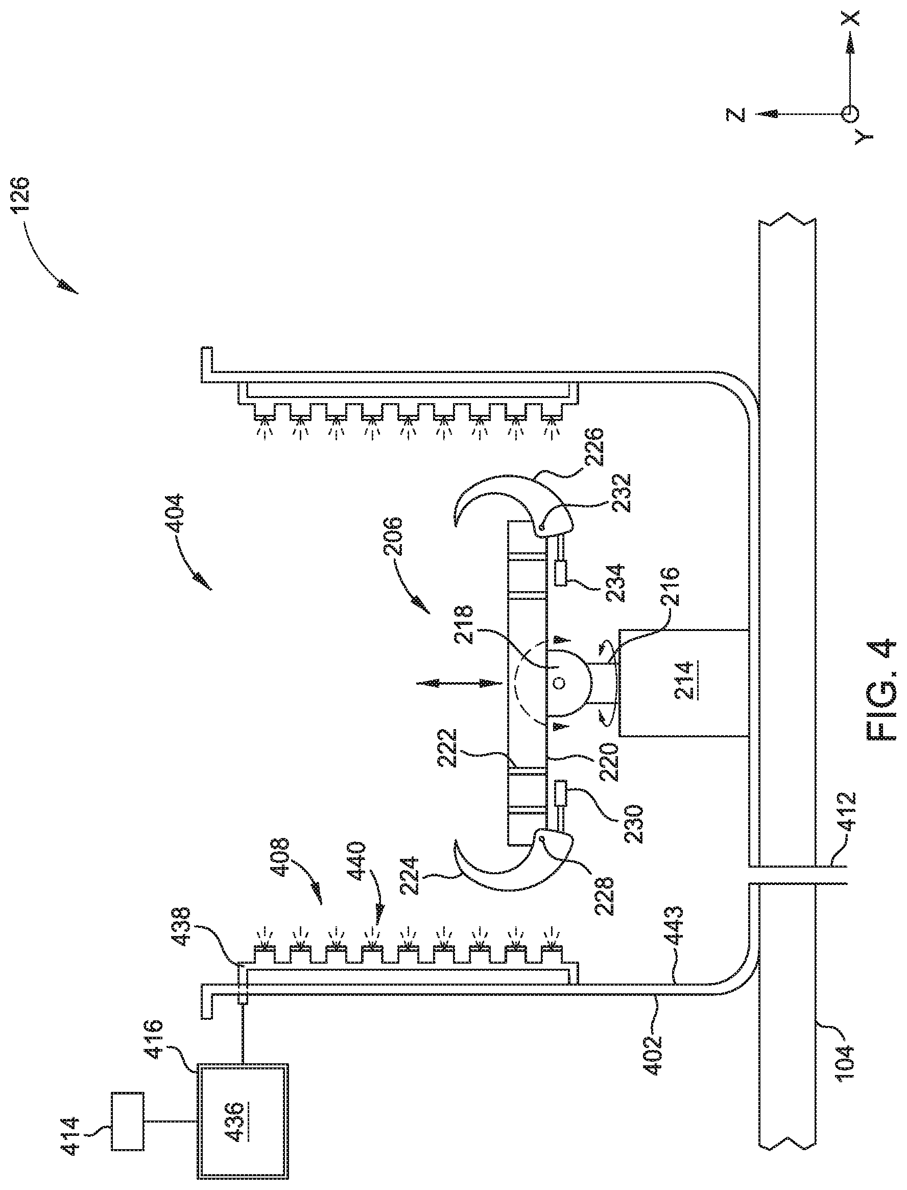 Patent US12327738 Figure 4 – Integrated semiconductor part cleaning system