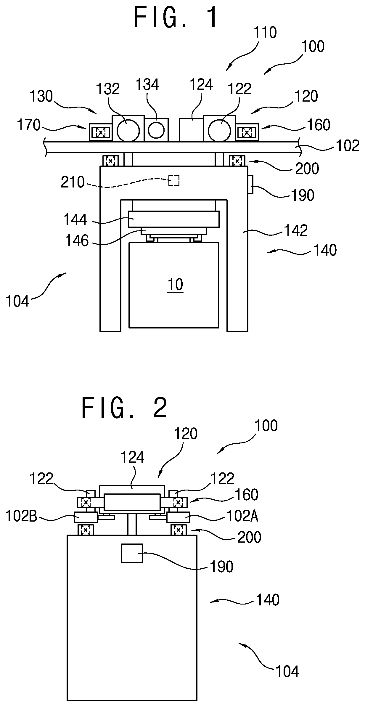Patent US12327745 Figure 1 – Transport apparatus