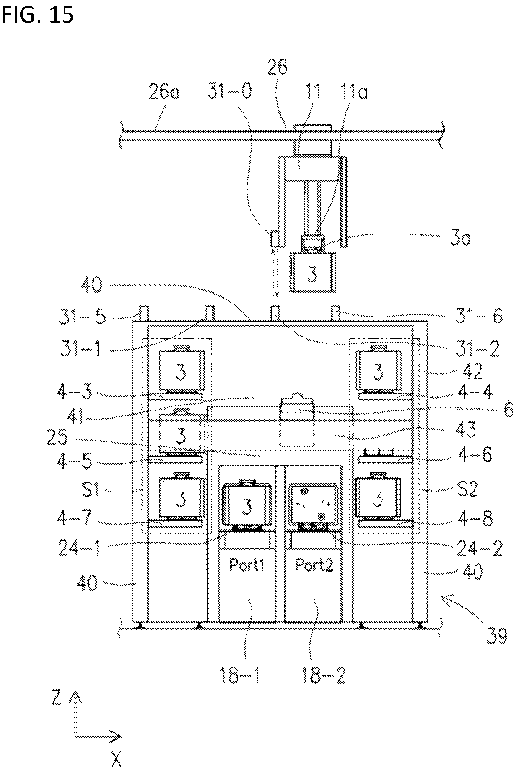 Patent US12327746 Figure 15 – FOUP transfer device