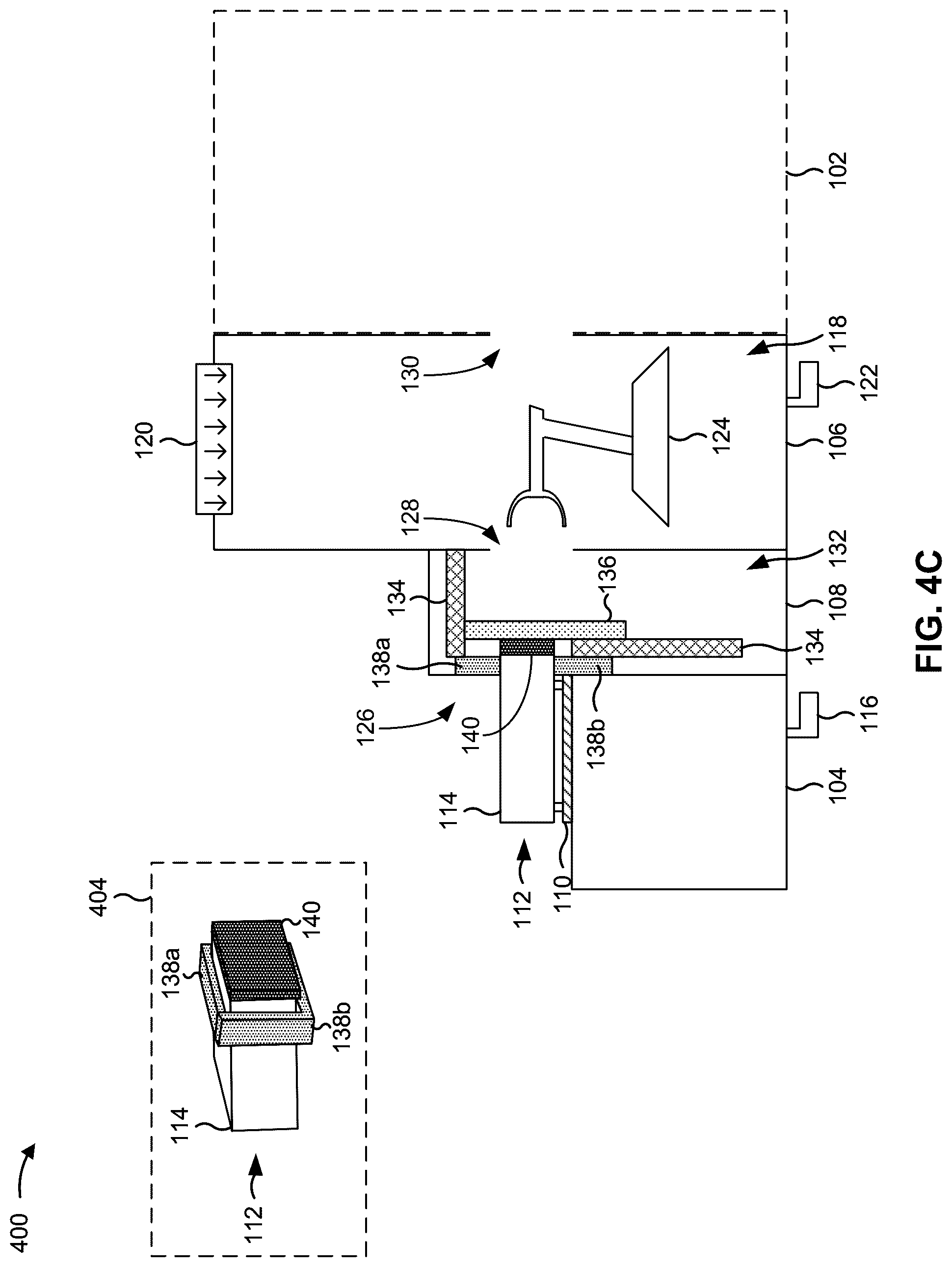 Patent US12327747 Figure 8 – Transport carrier docking device
