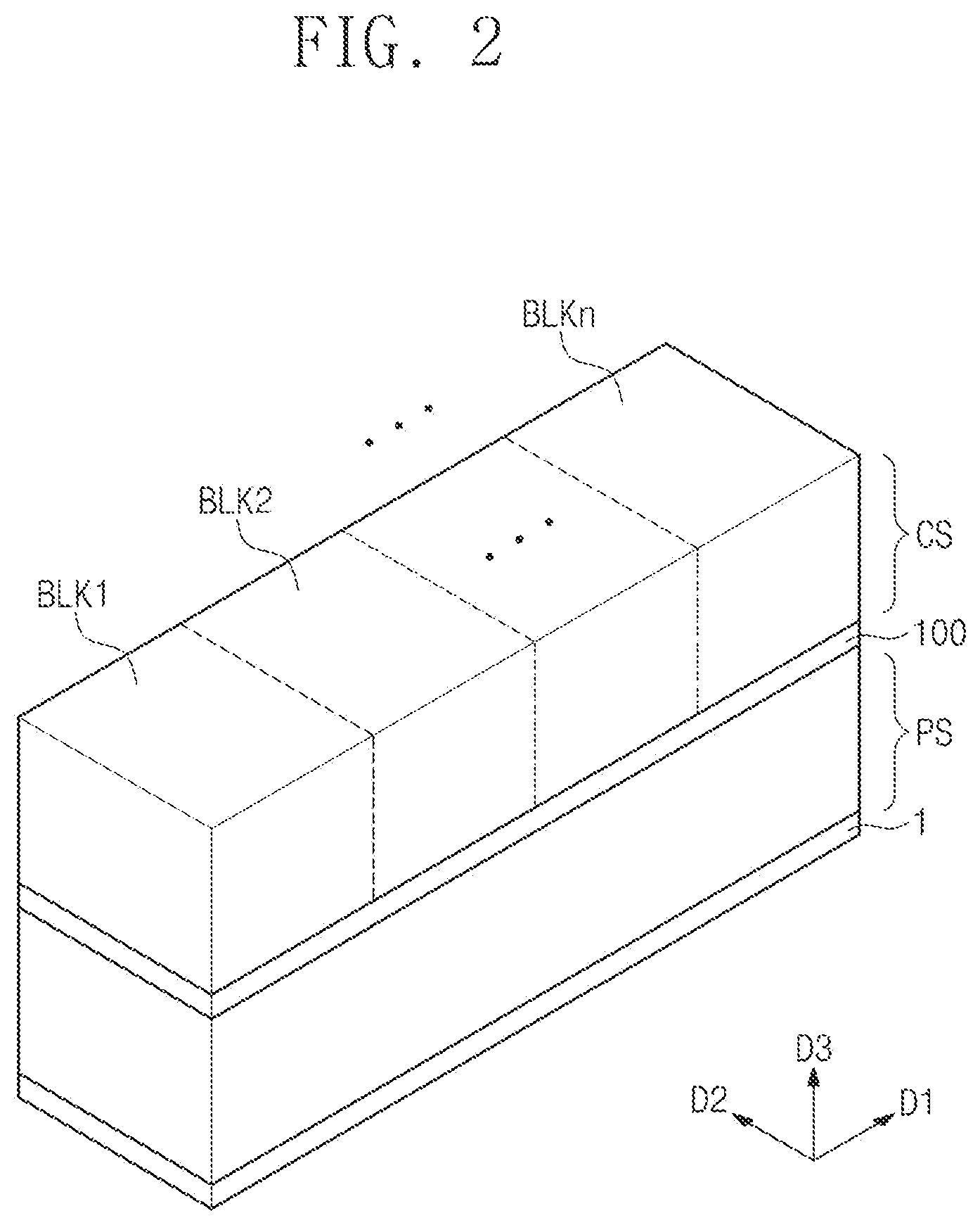 Patent US12327757 Figure 2 – Three-dimensional semiconductor device