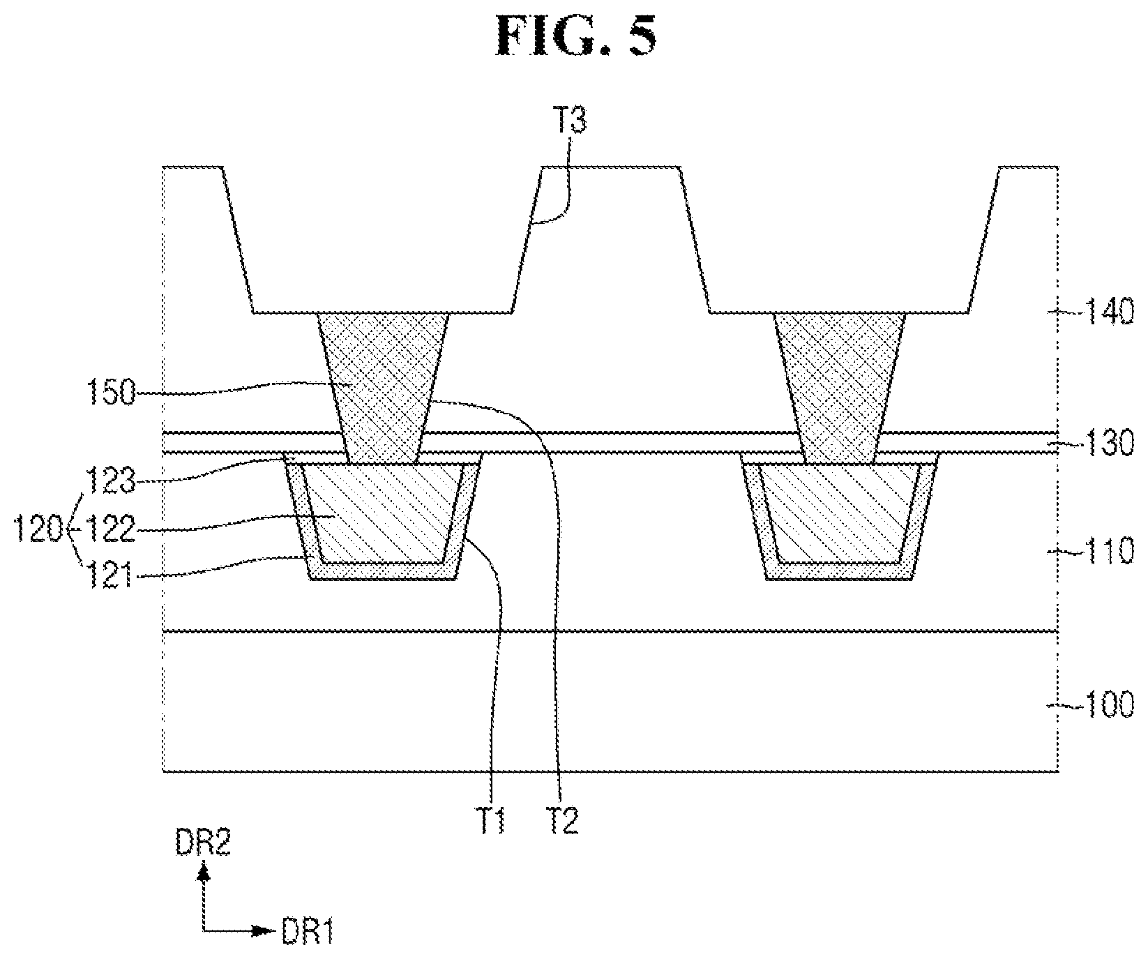 Patent US12327759 Figure 5 – Semiconductor device and method for fabricating the same