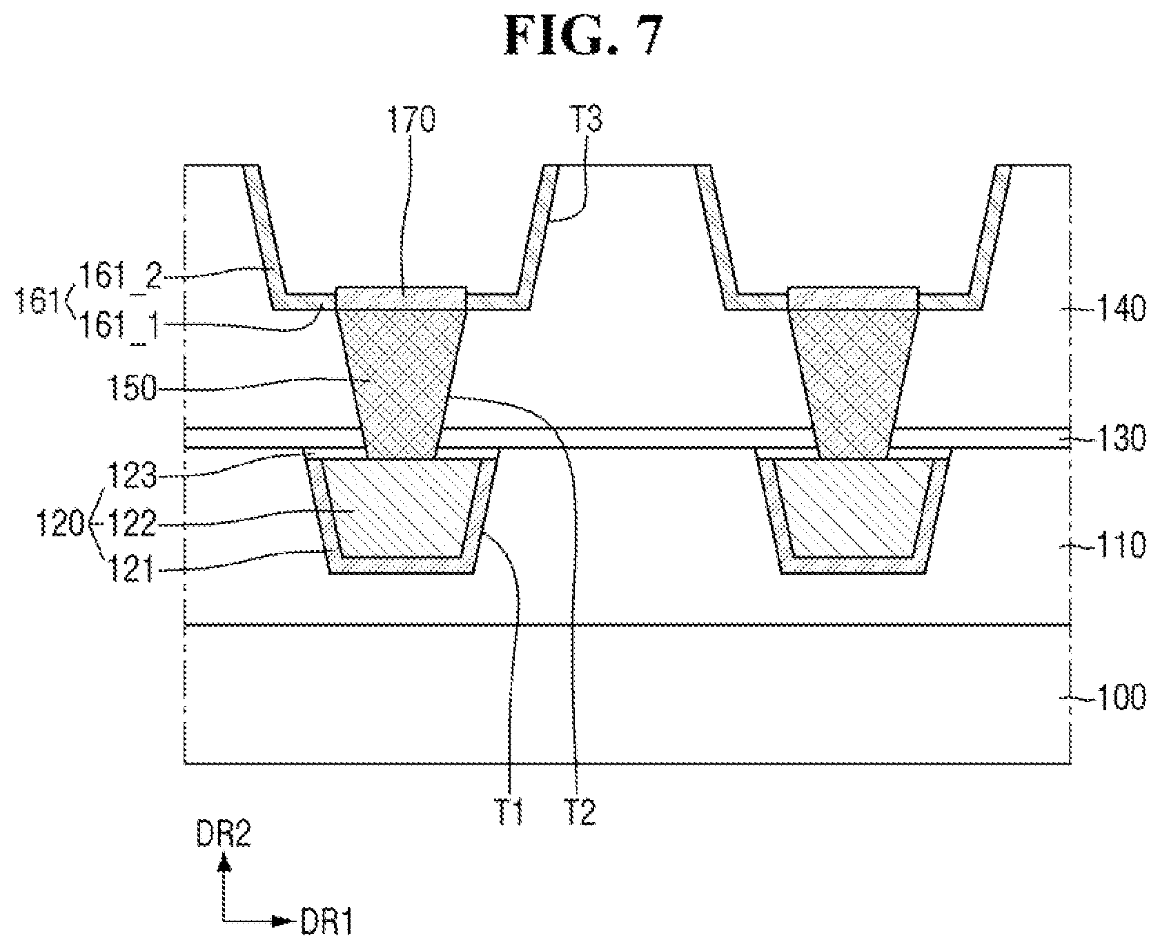 Patent US12327759 Figure 7 – Semiconductor device and method for fabricating the same