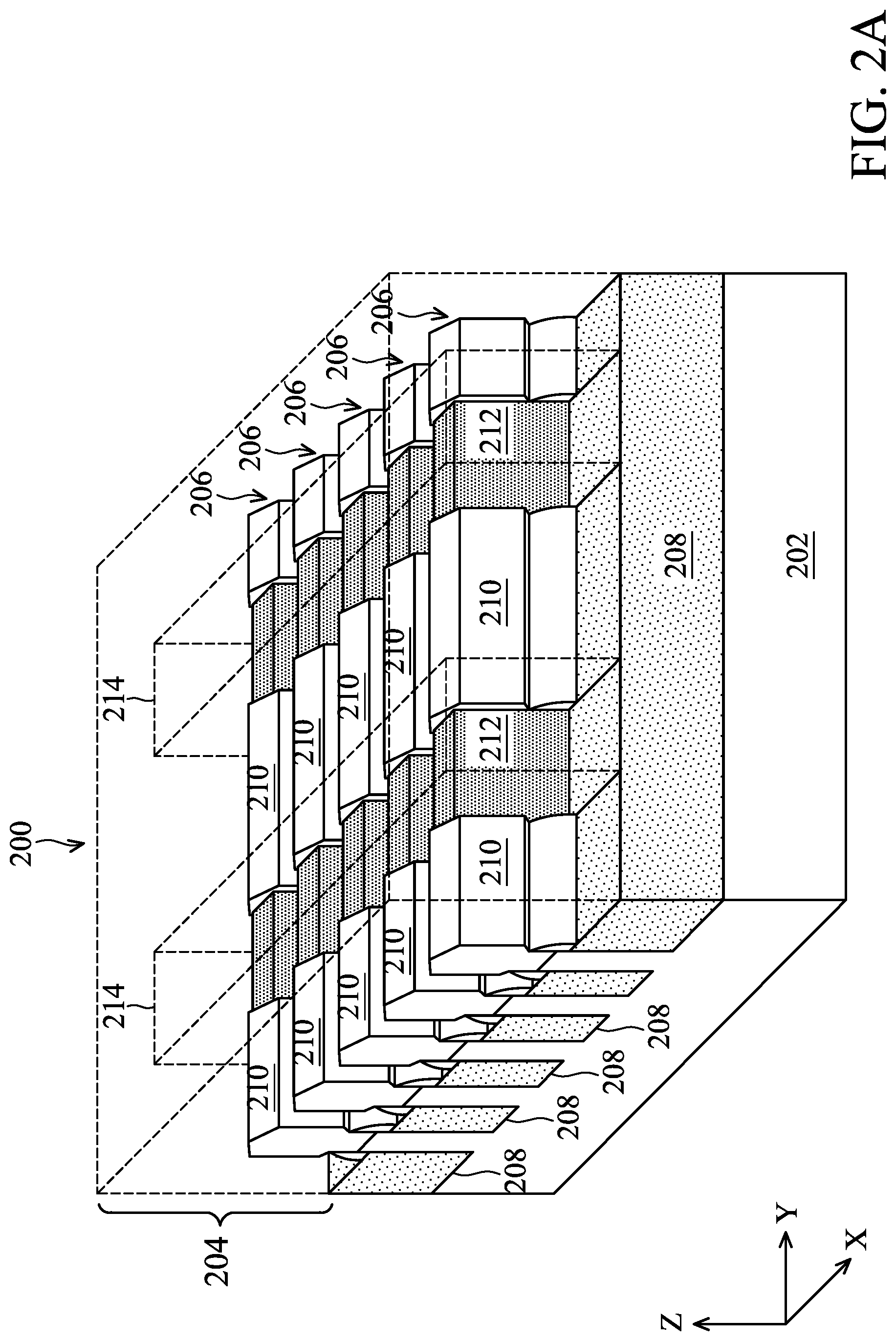 Patent US12327760 Figure 2 – Interconnect structures having varied materials