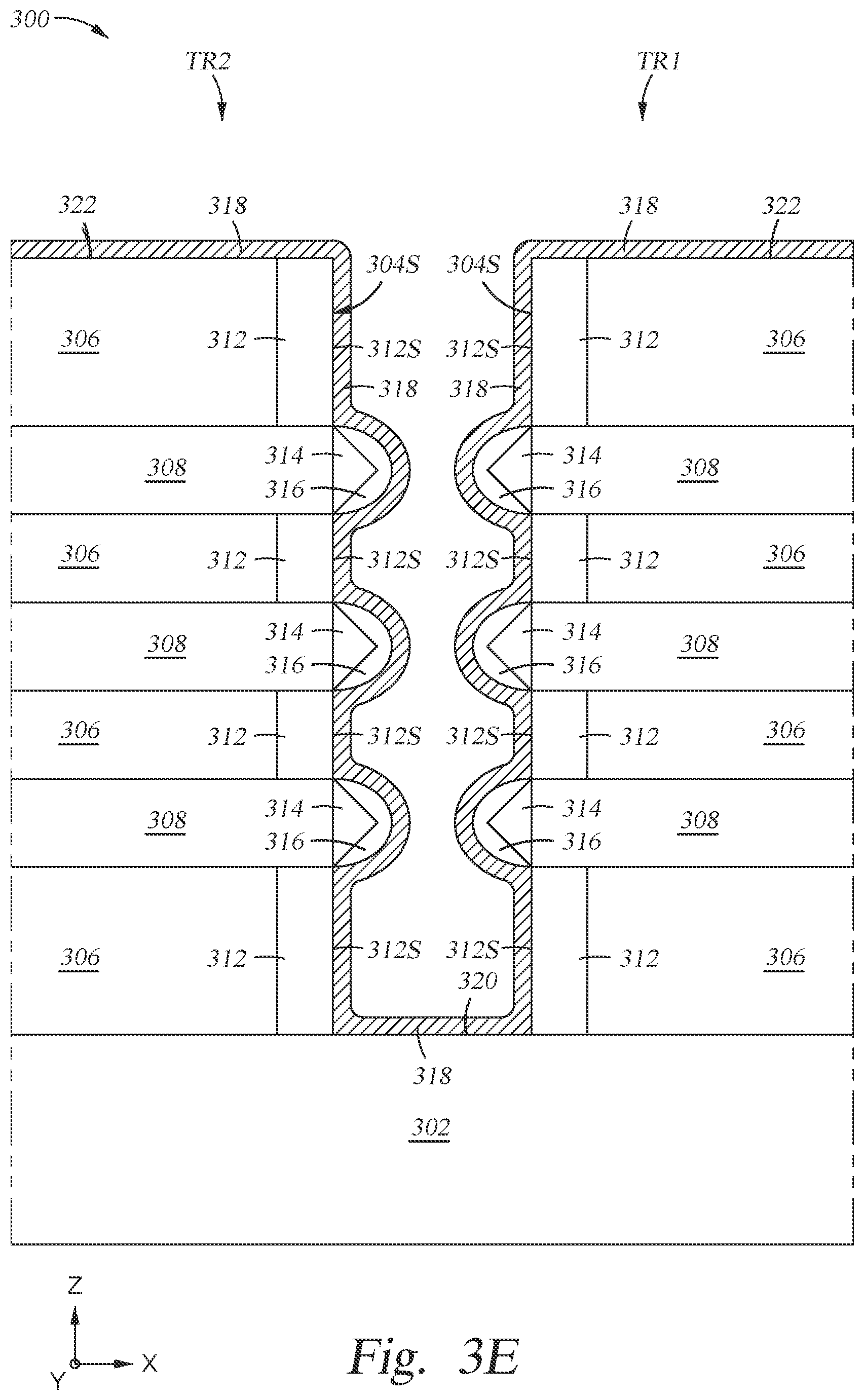 Patent US12327761 Figure 7 – Void-free contact trench fill in gate-all-around FET architecture