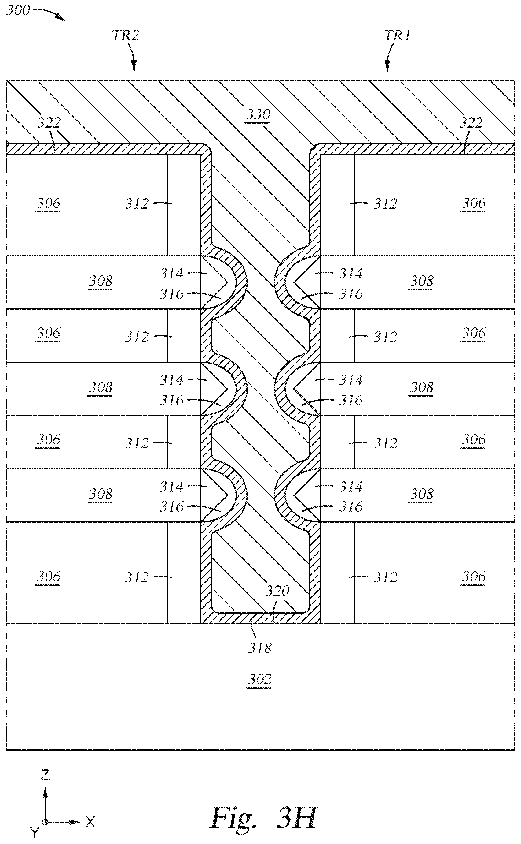 Patent US12327761 Figure 10 – Void-free contact trench fill in gate-all-around FET architecture