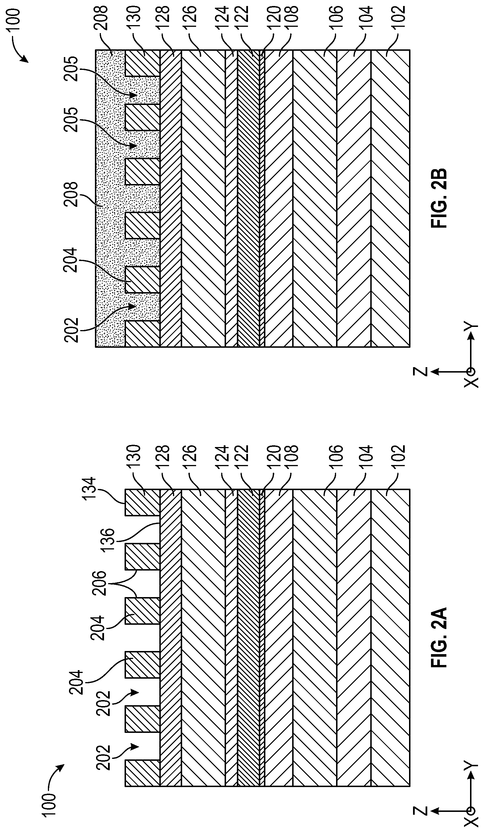 Patent US12327764 Figure 2 – Two-dimension self-aligned scheme with subtractive metal etch