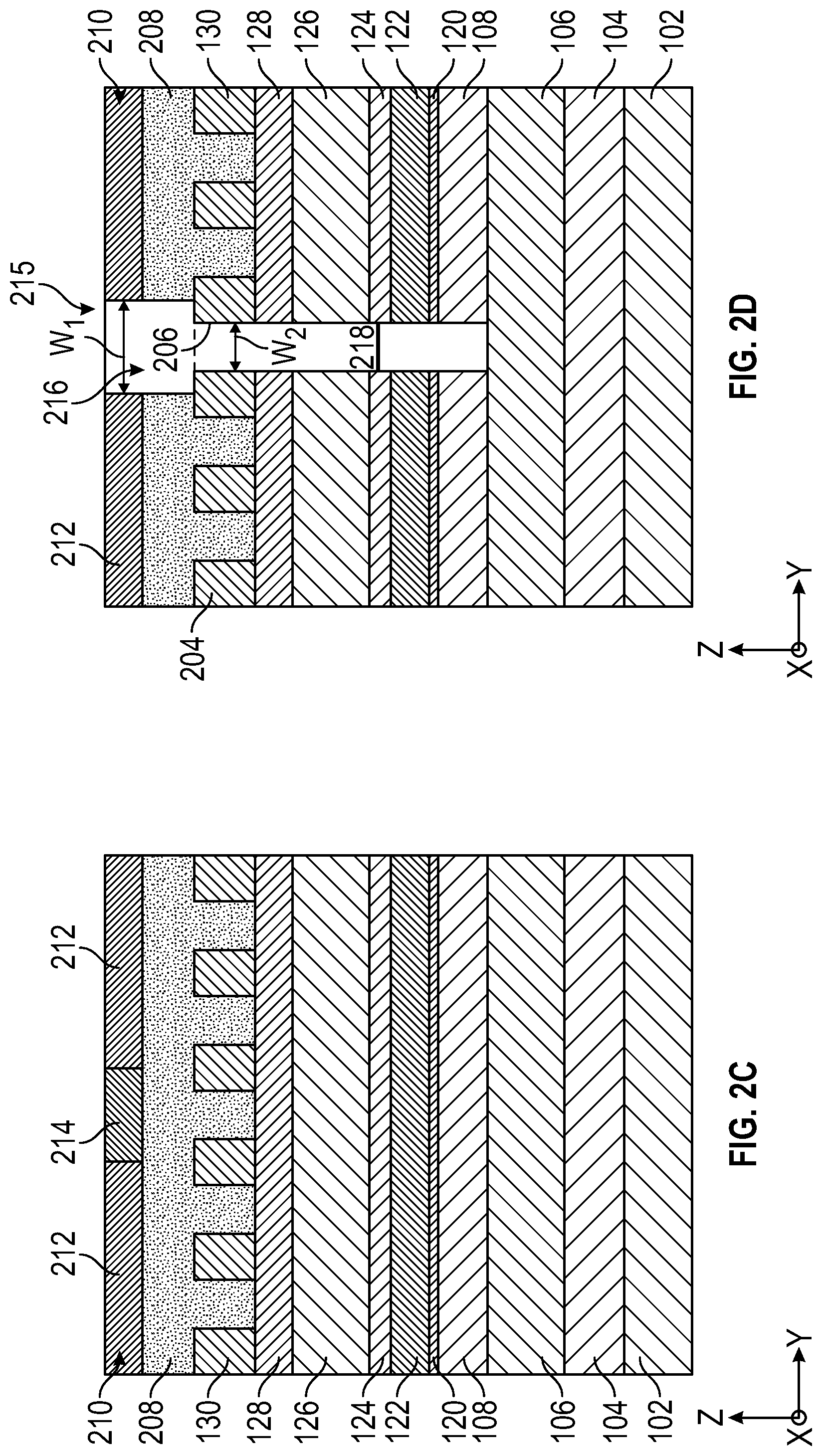 Patent US12327764 Figure 3 – Two-dimension self-aligned scheme with subtractive metal etch