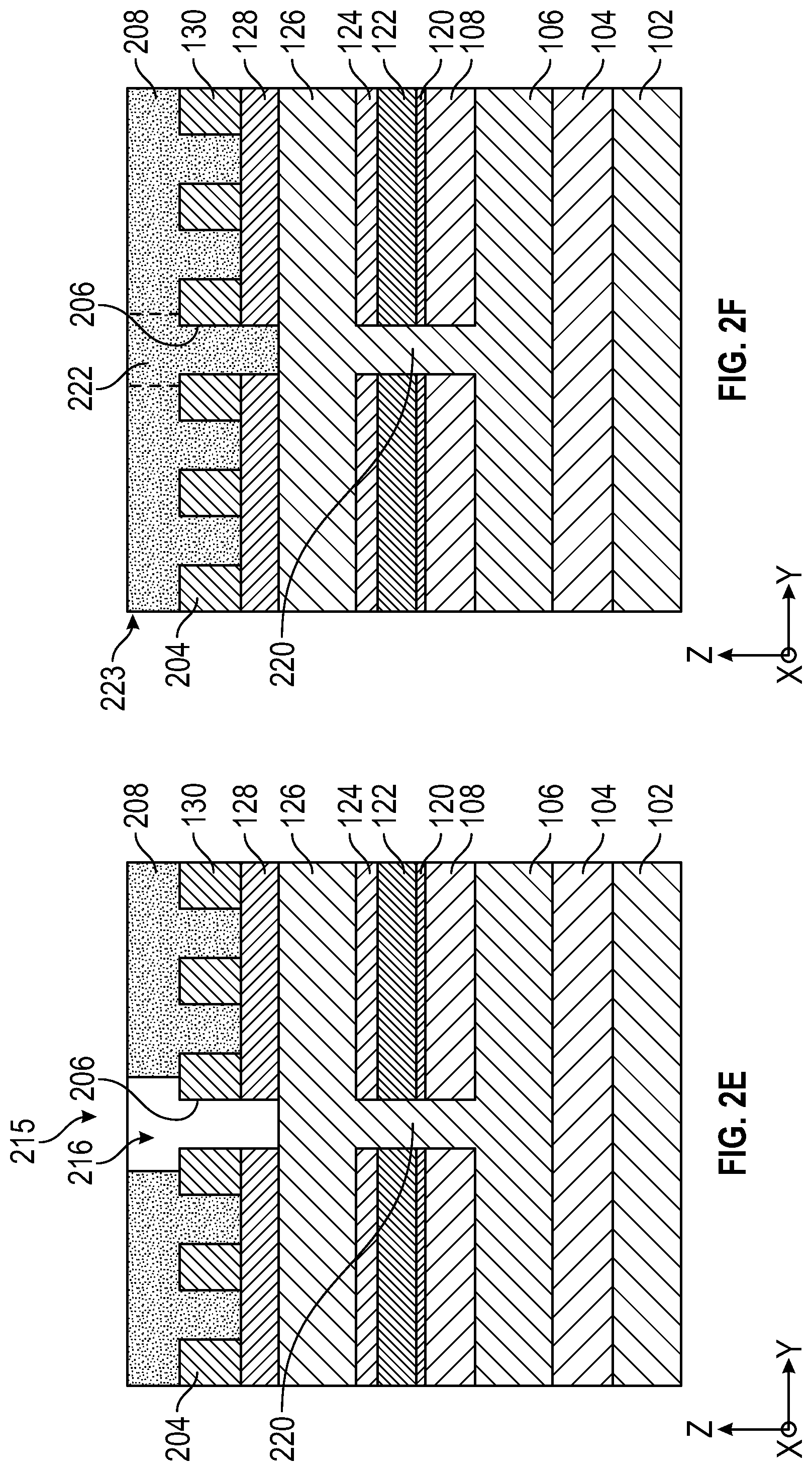 Patent US12327764 Figure 4 – Two-dimension self-aligned scheme with subtractive metal etch
