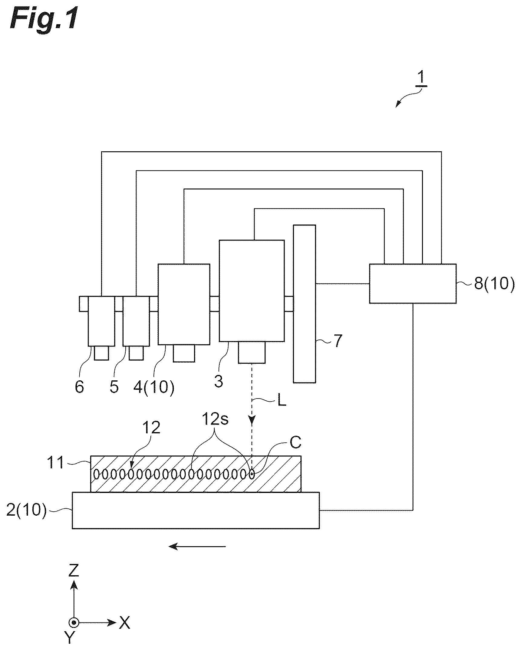 Patent US12327766 Figure 1 – Laser processing method, semiconductor device manufacturing method, and examination device